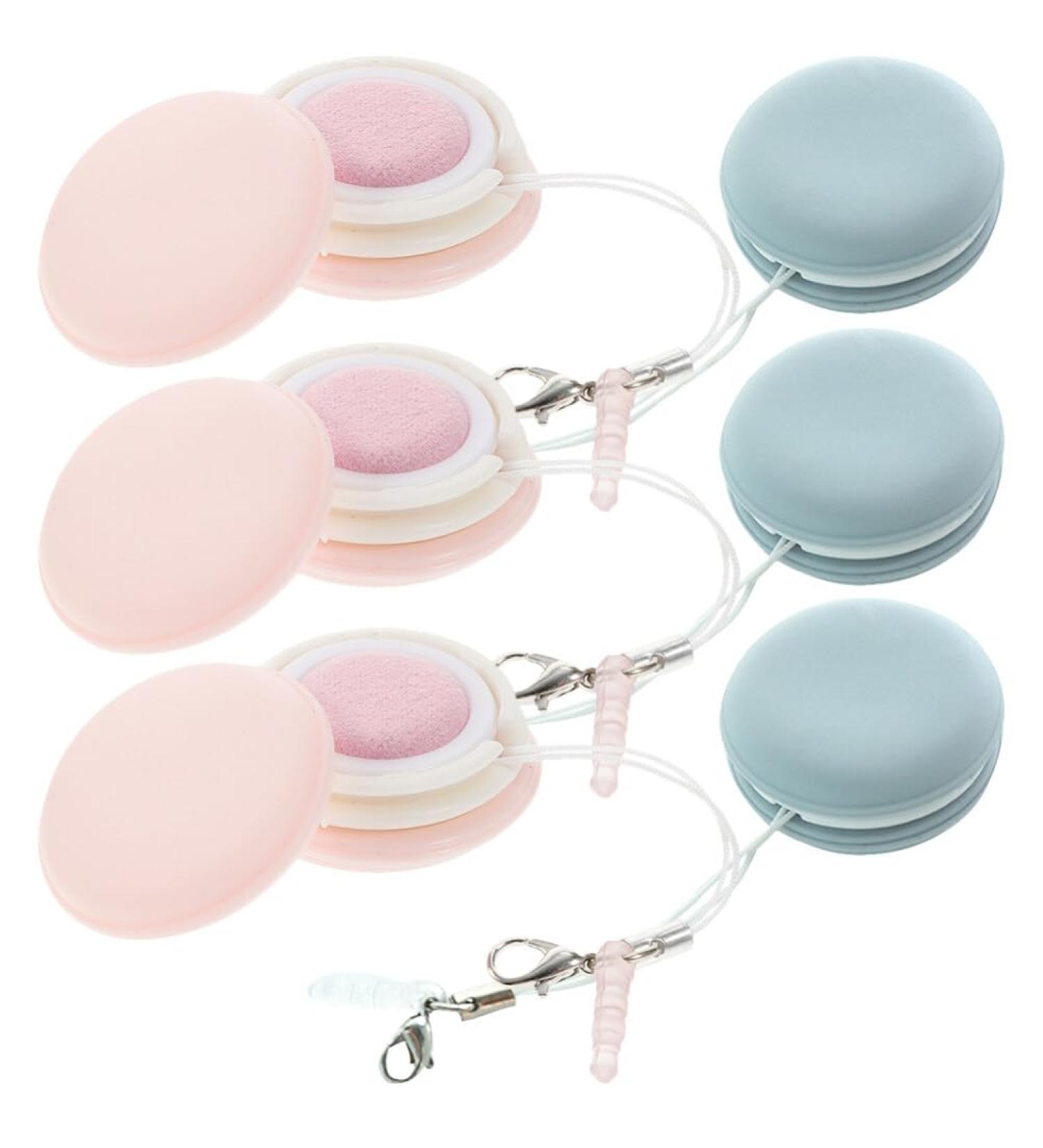 Buy Healifty Pouch Microfiber Cleaning Cloth - 4pcs Macaron Shape Lens & Screen Cleaner Keychain (Pink Blue) - Portable Eyeglass Brush for Phone & Glass - Buy Online on GoSupps.com