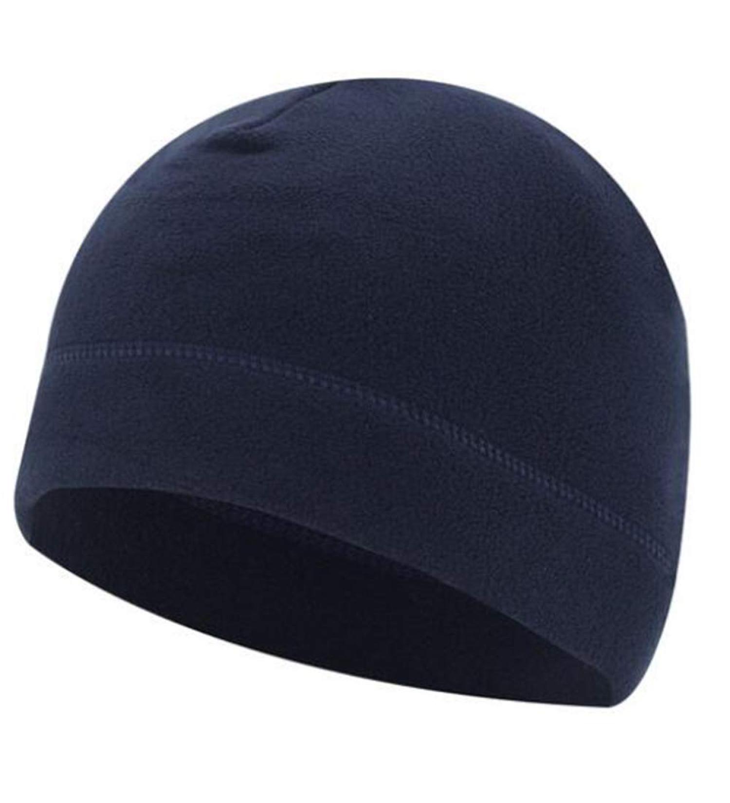 Fleece Skull Cap - Cold & Windproof Helmet Riding Cap in Camouflage Navy Blue for Men and Women - Buy Online on GoSupps.com