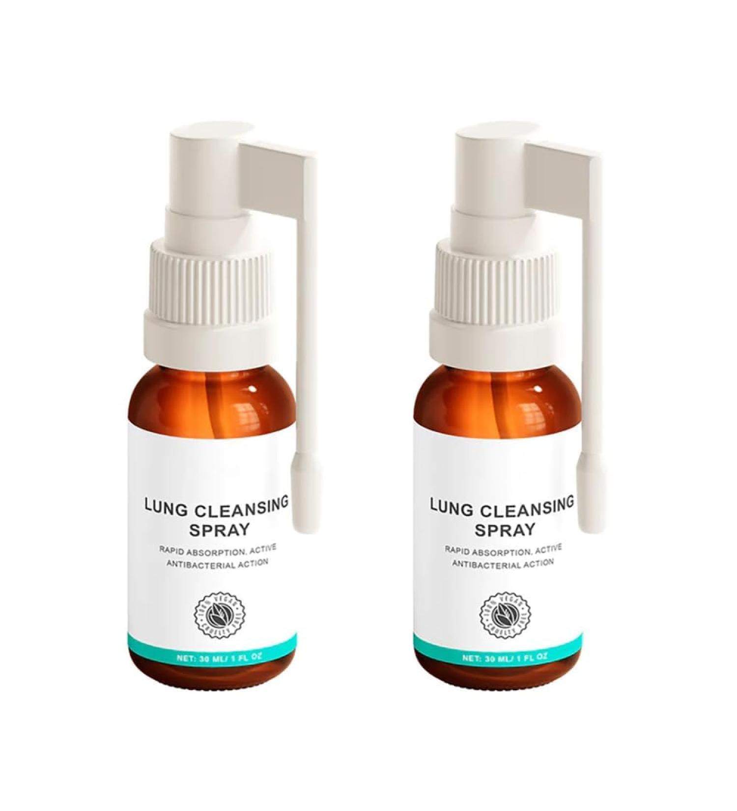 Lung Cleansing Spray - Natural Detox for Healthy Breathing | International Shipping Available - Buy Online on GoSupps.com