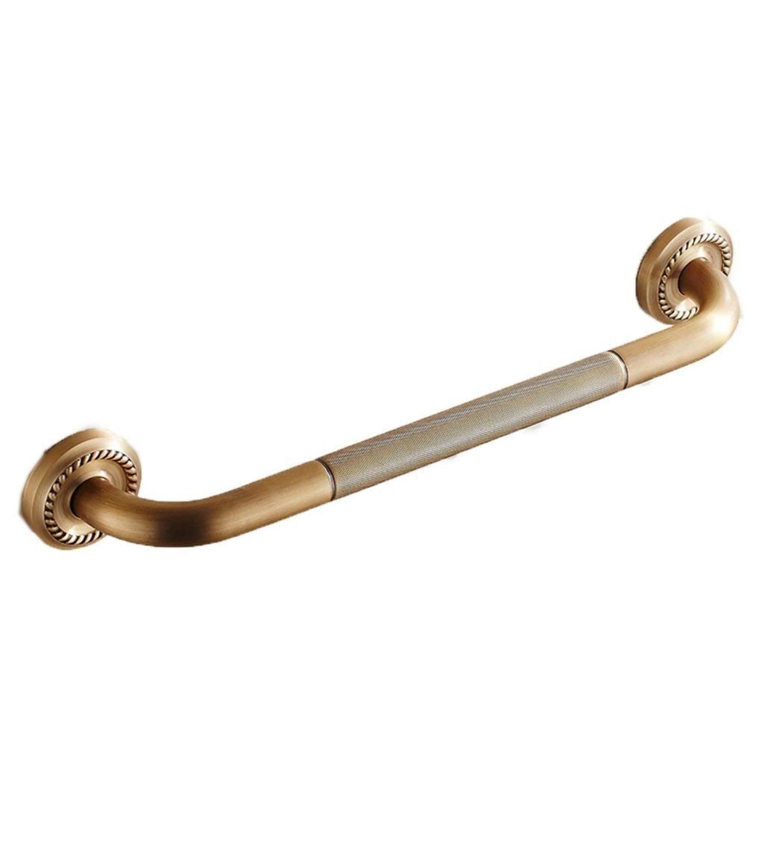 Shower Handicap Grab Bars for Bathroom Wall European Retro Copper Grab Bar Antique Wall Hanging Elderly Handle Toilet Disabled/Barrier-Free Anti-Skid Handle(Black Gold) (Color : Gold) - Buy Online on GoSupps.com