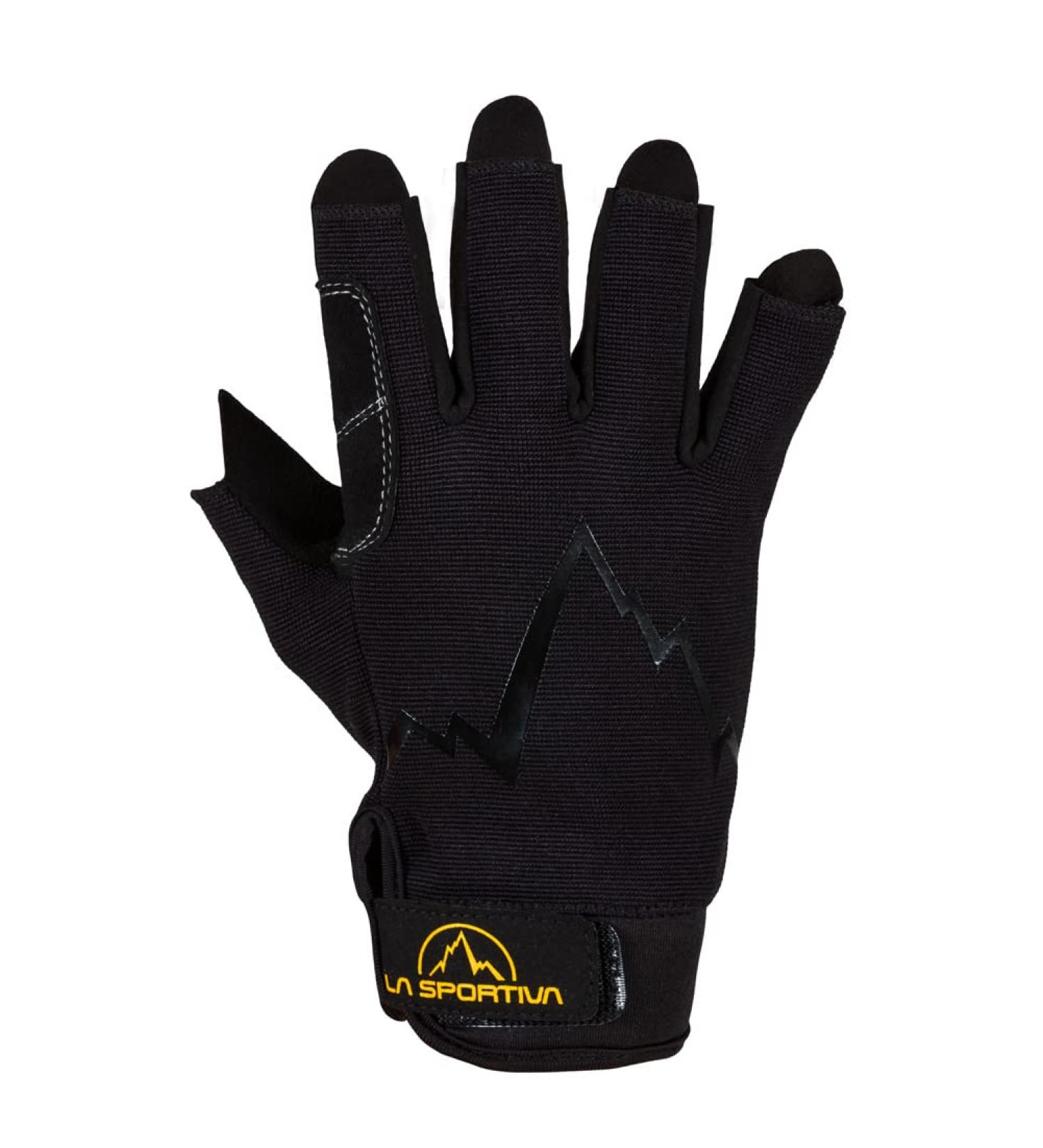 La Sportiva Ferrata Gloves Black Large