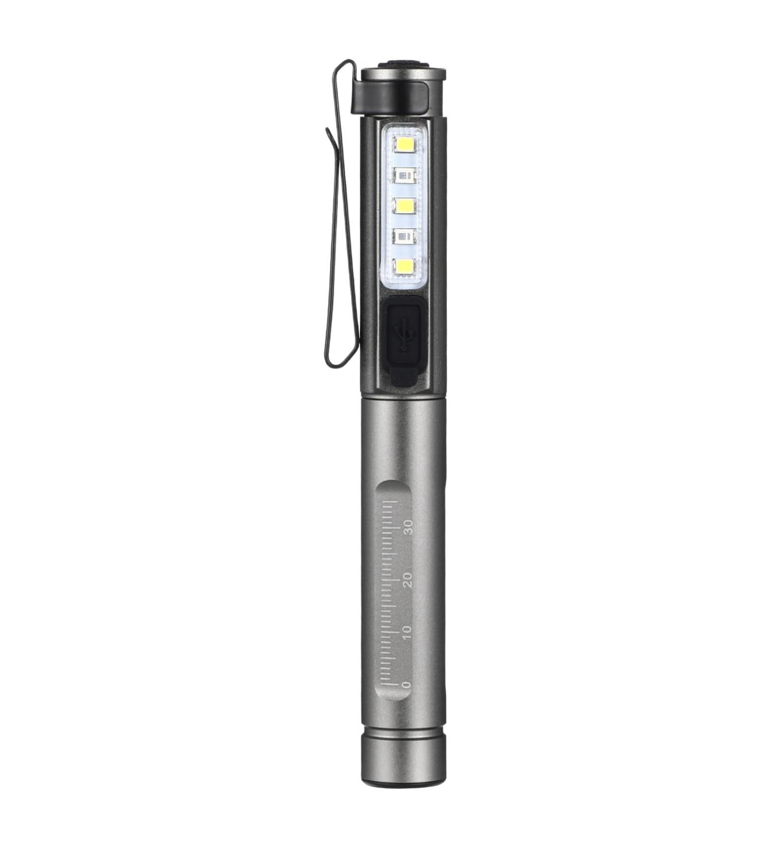 POPETPOP Pen Light Rechargeable Small Flashlight Pen Torch 3 Colors Multifunction Penlights for Nurses Dentisit Student Medical Essentials - Buy Online on GoSupps.com