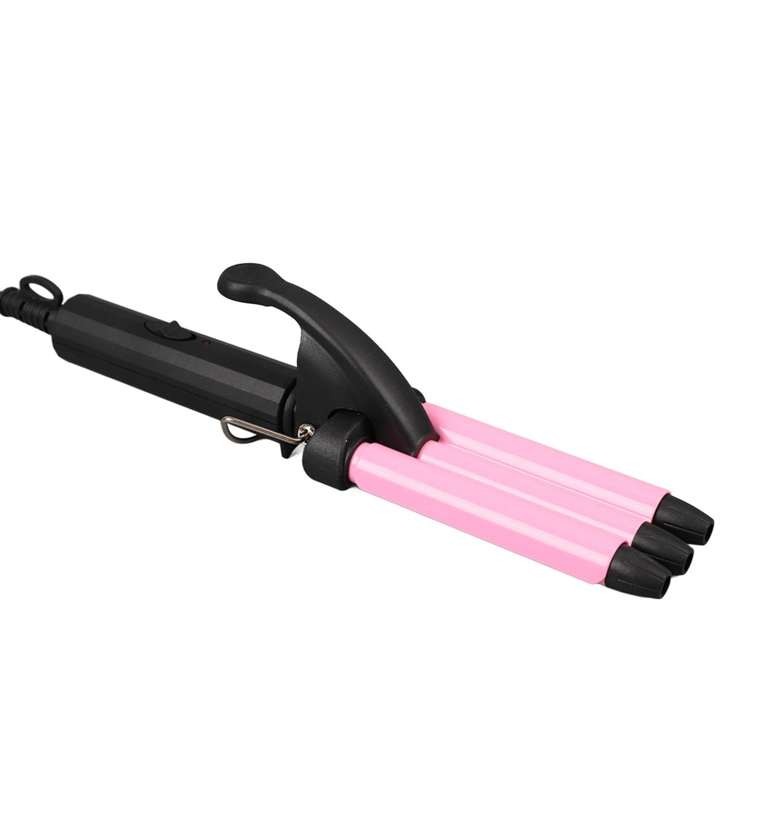3 Barrel Hair Crimper Constant Temp 3 Barrel Curling Iron Wand for for Home - Buy Online on GoSupps.com