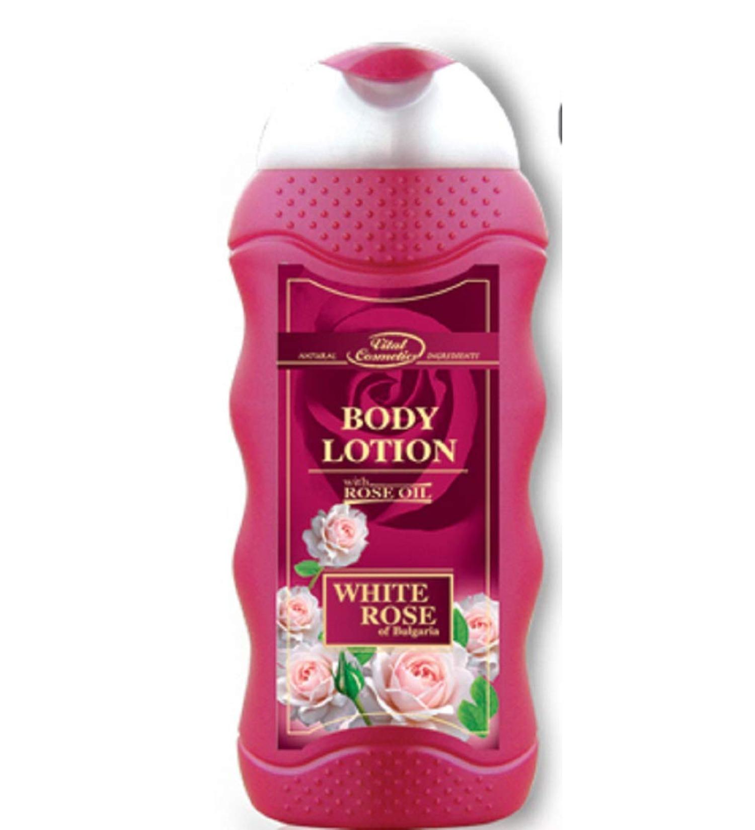 Buy White Rose of Bulgaria Body Lotion with Rose Oil | Luxurious Hydration for All Skin Types | International Shipping Available - Buy Online on GoSupps.com