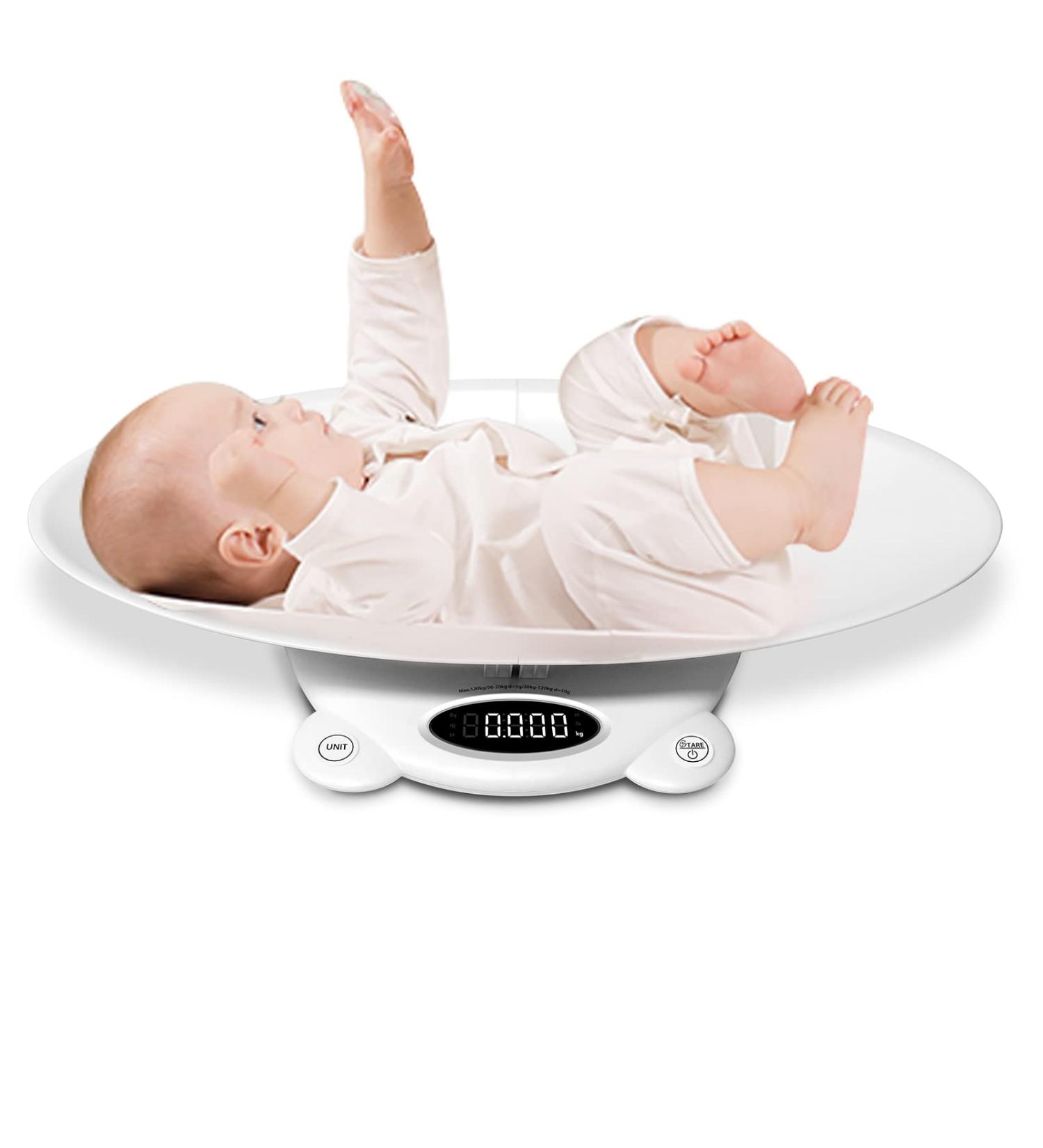 Repgfor Baby Scale/Baby Scales for Weighing/Toddler Scale/ Pet Scale/Baby Weight Scale Tare and Hold Function Suitable for Babies  Infants  Adults  Pets  Puppies  Cats  Dogs - Buy Online on GoSupps.com