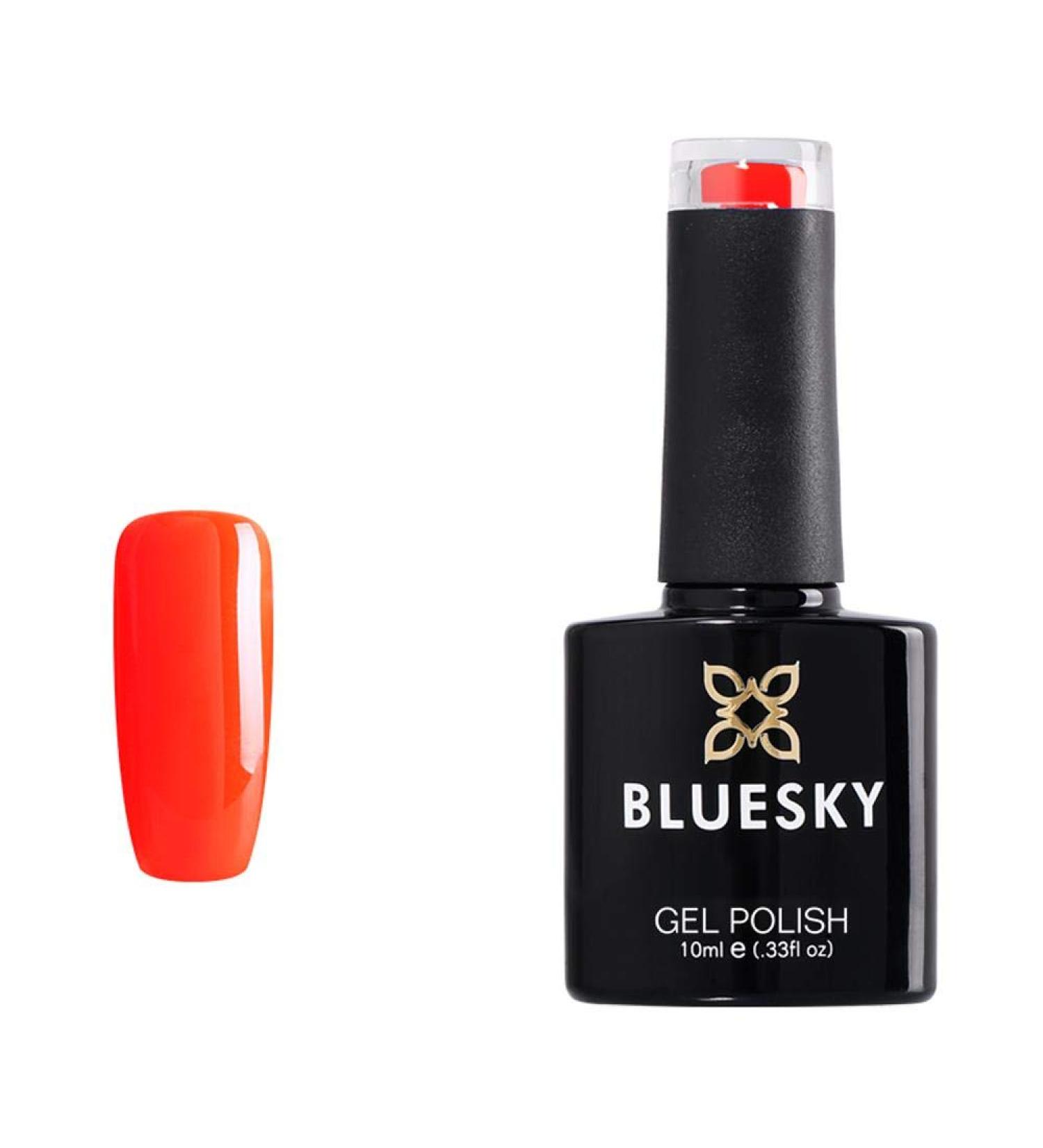Bluesky Gel Polish Orange Zest Neon05 Gel Dissolving Nail Polish 10ml Orange Zest 10 ml (Pack of 1)