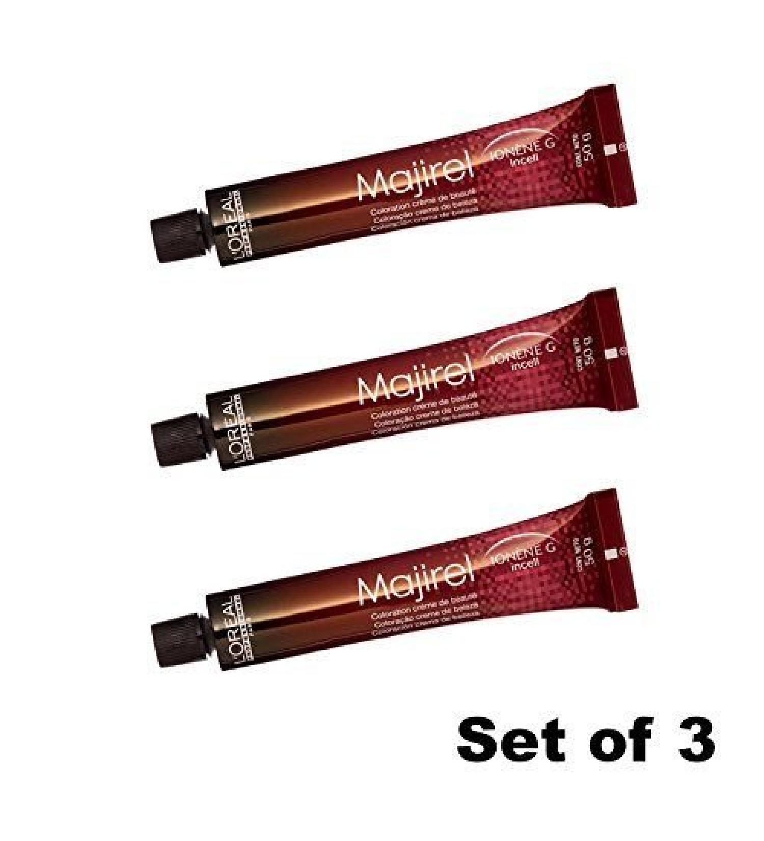 3x Loreal Majirel 9 Very Light Blonde Cream Hair Color - 50ml