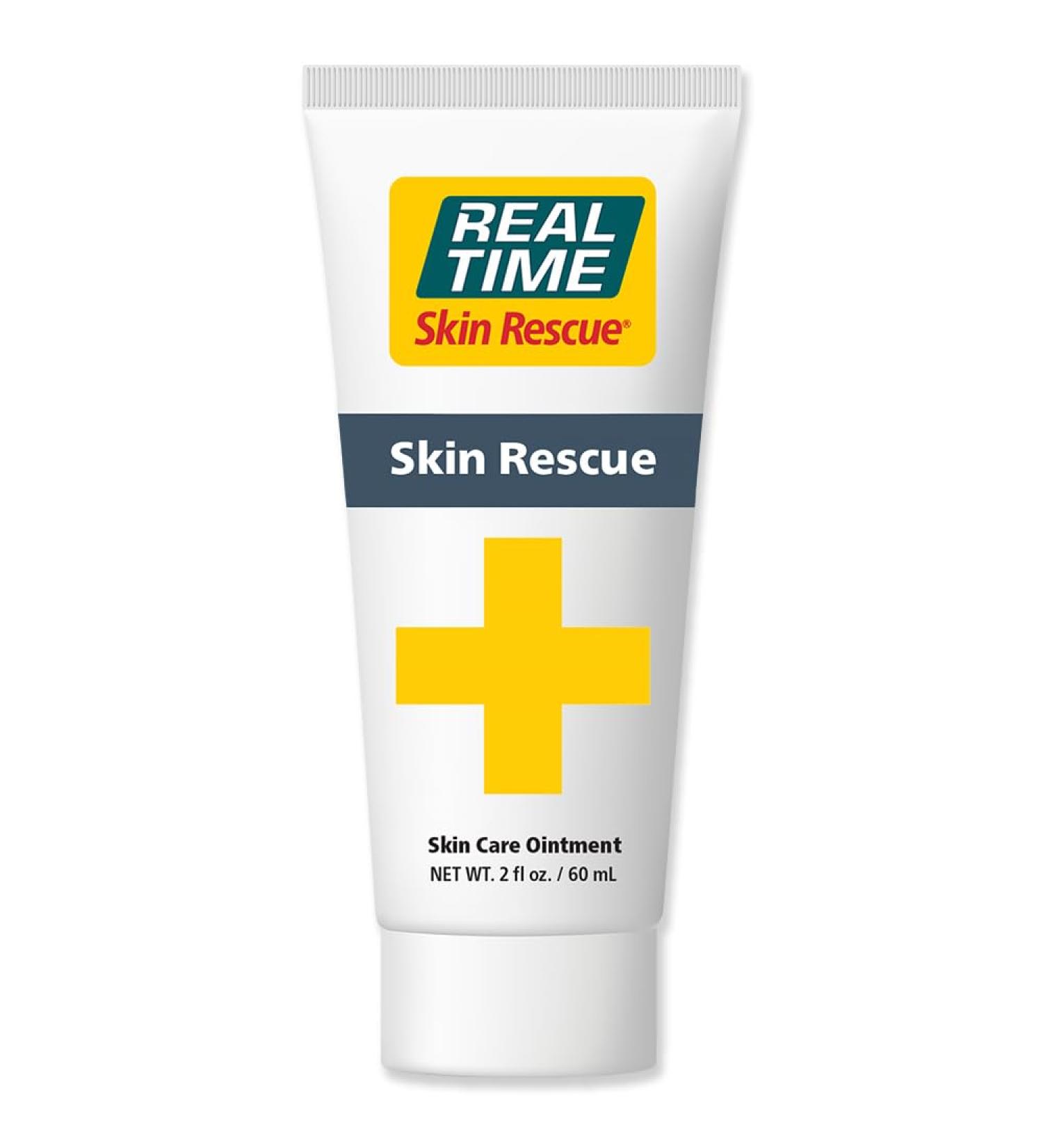 Real Time Skin Rescue Ointment - 2 Ounce Tube | Intensive Skin Relief for Dryness, Irritation, Burns, and Scars 2 Fl Oz (Pack of 1) - Buy Online on GoSupps.com