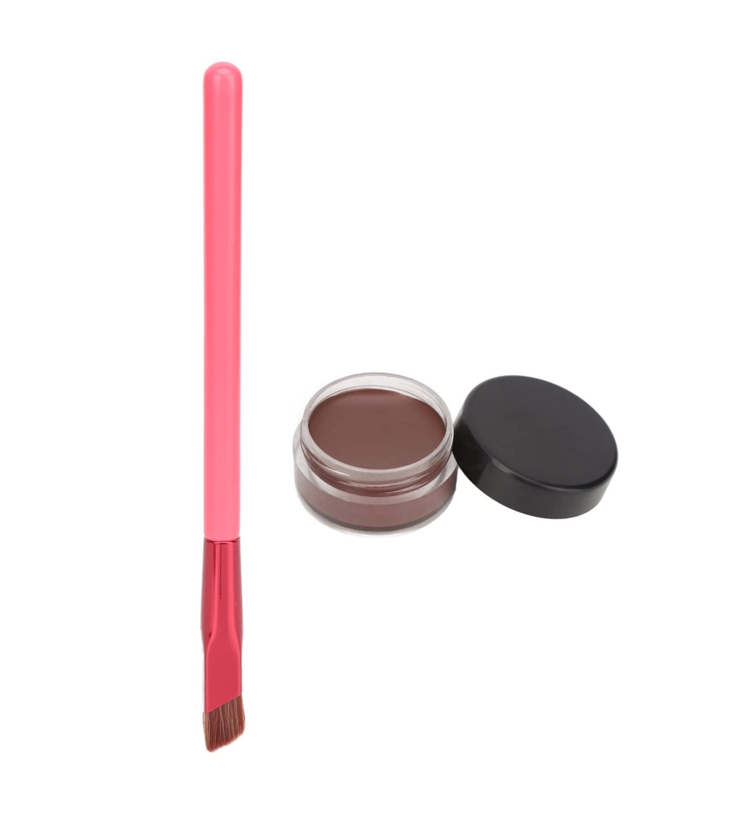 TITADONG Multifunctional Eyebrow Cream Brown Long Lasting Eyebrow Cream with Angled Brush Waterproof Sweatproof Eyebrow Makeup Gel Used to Fill and Tighten Eyebrows Dark Brown - Buy Online on GoSupps.com