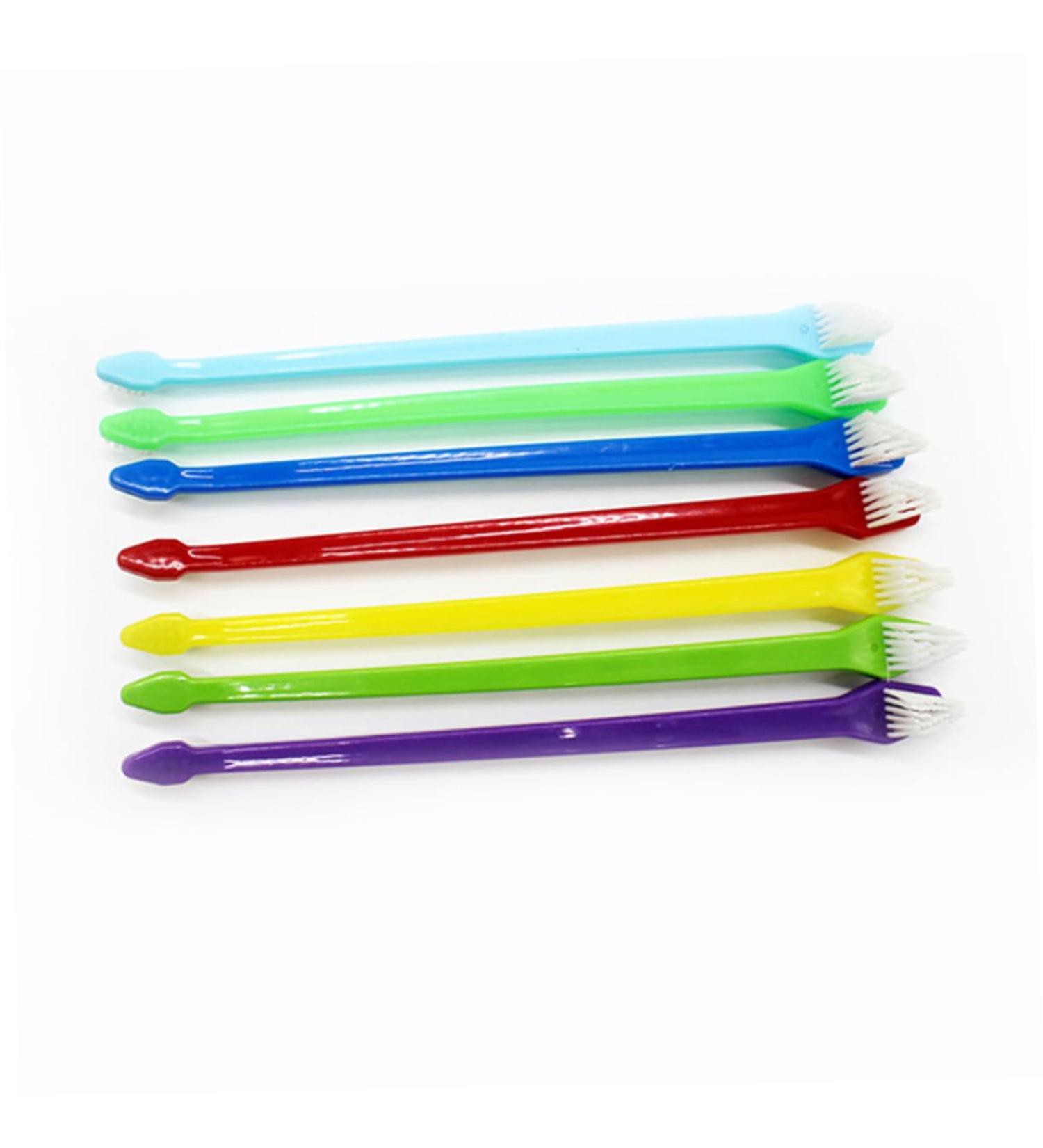 Housoutil 2pcs Toothbrushes Dog Toothbrush and Toothpaste Cat Dog Toothbrush Pet Supplies Golden Retriever - Buy Online on GoSupps.com