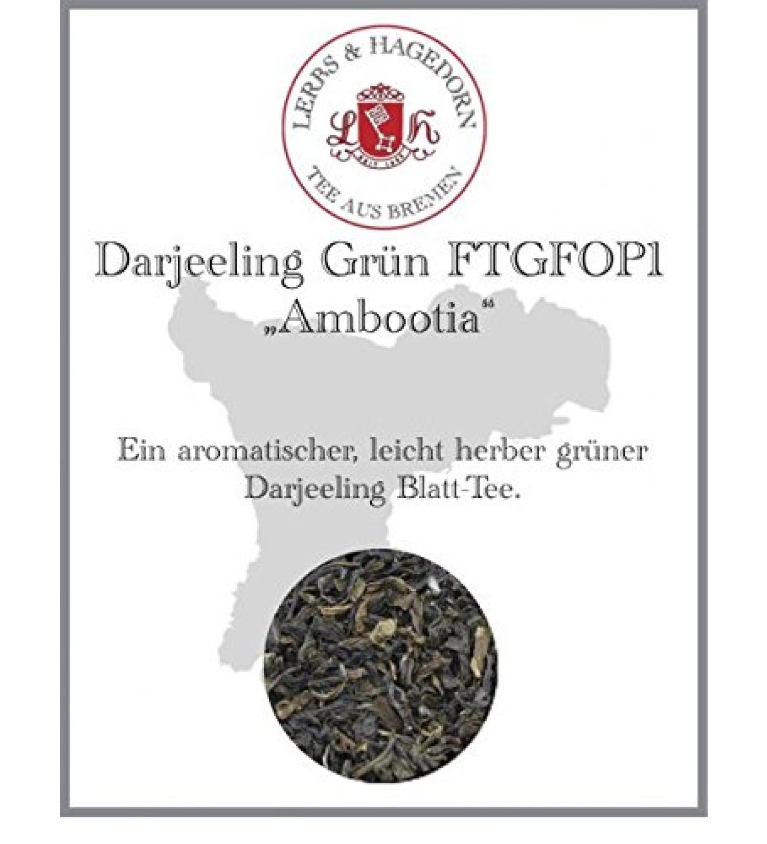  Lerbs & Hagedorn Darjeeling FTGFOP1 1Kg Ambootia - Green - Buy Online on GoSupps.com