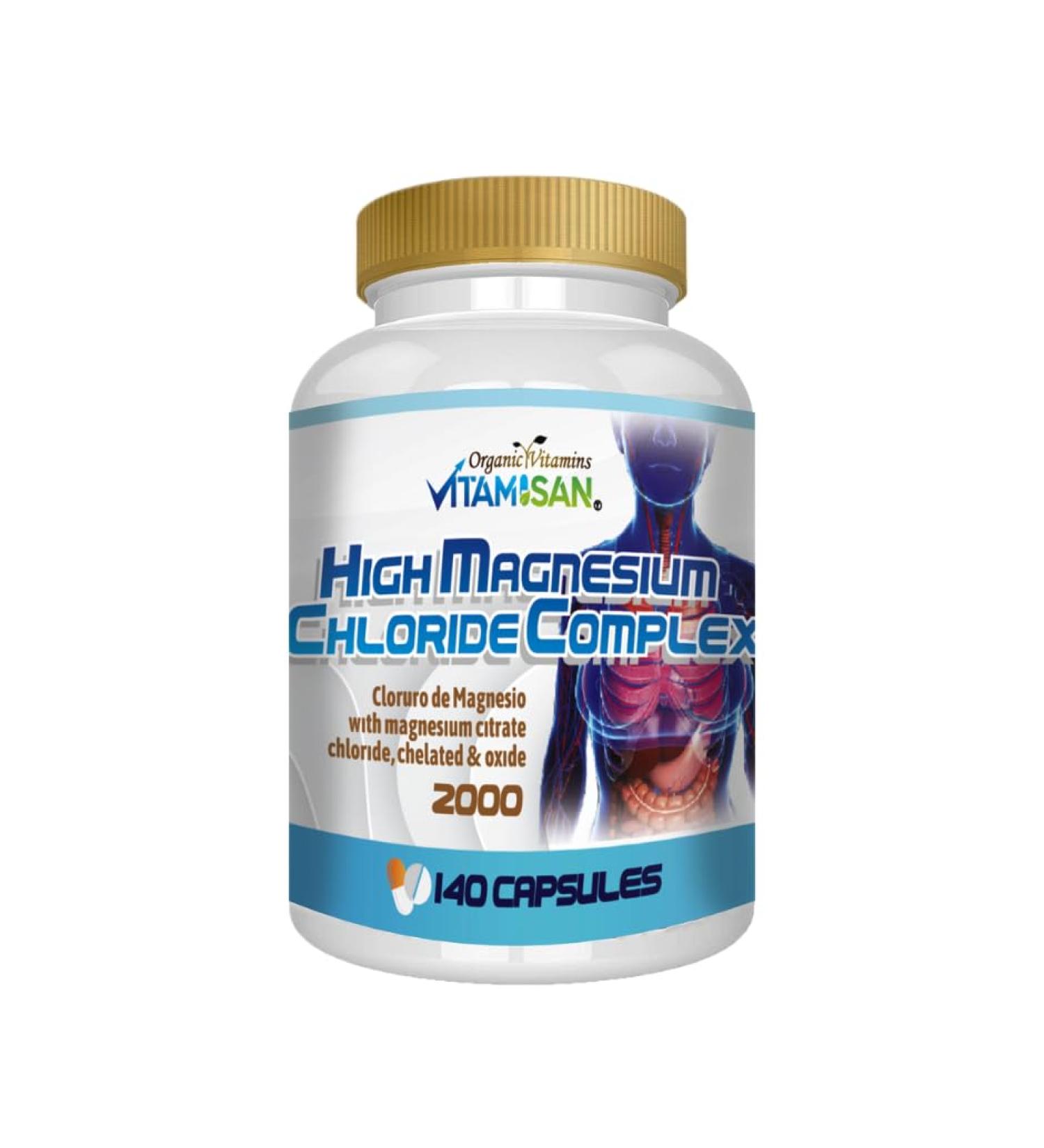 Magnesium Chloride Complex 140 Capsules - Buy Online on GoSupps.com