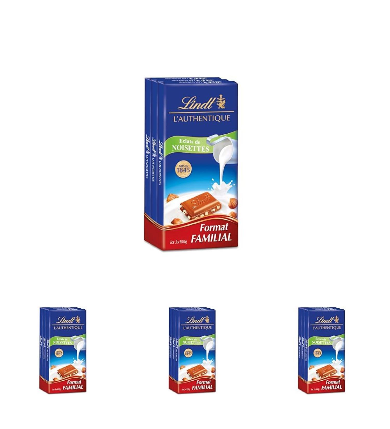 L'AUTHENTIQUE LAIT NOISETTES Tablette 3x100 g (Lot de 4) - Buy Online on GoSupps.com