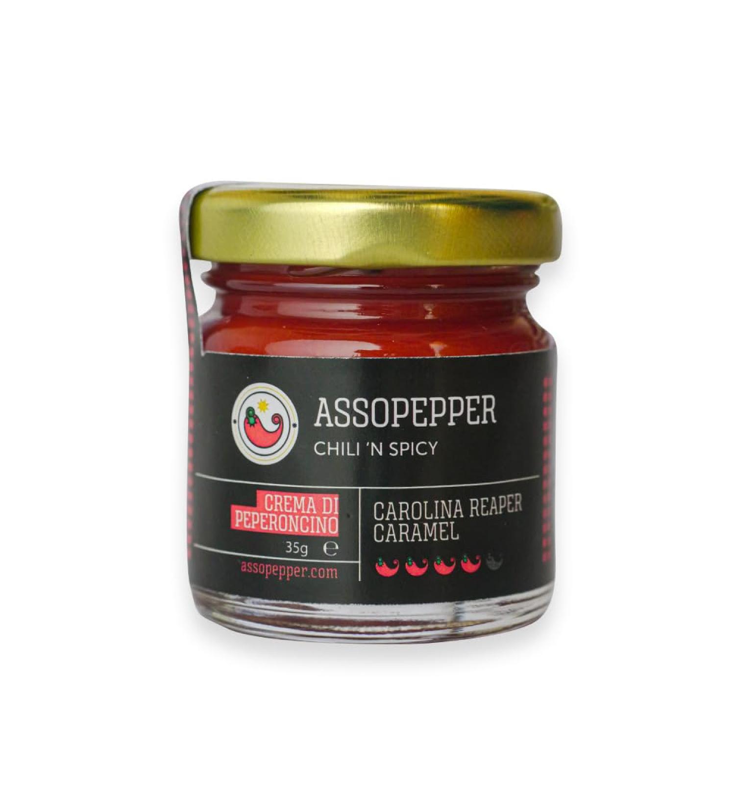 Assopepper di Massimo Utro Caroline Reaper Caramel Pepper Cream 35g 99.9% pure bell pepper exclusive ASSOPEPPER