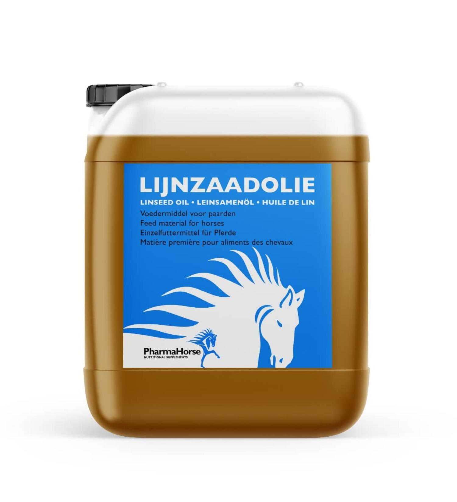 PharmaHorse Linseed oil | Bowel function | Stomach function | Digestion | 100% No added sugar | 5L - Buy Online on GoSupps.com
