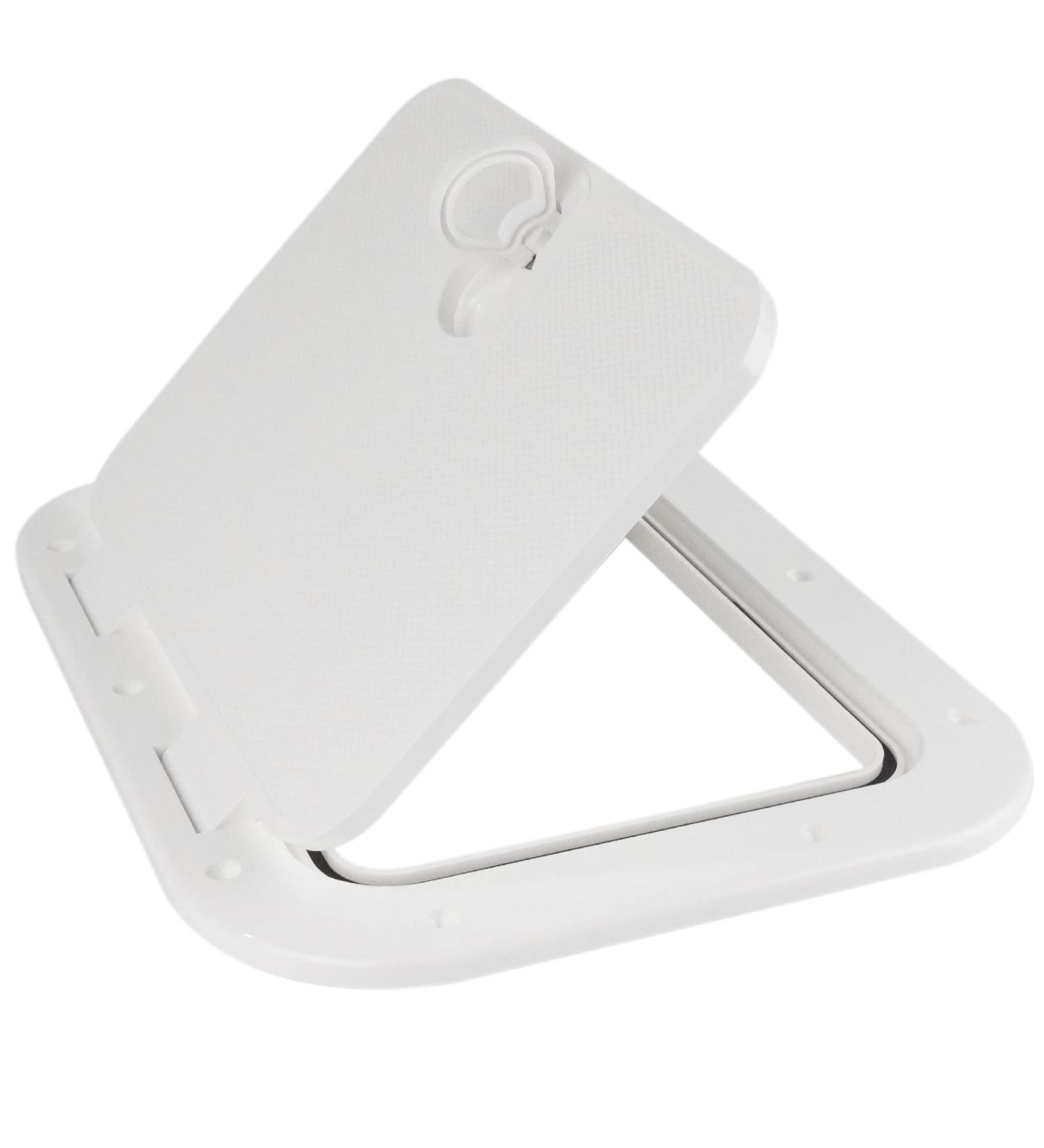 Five Oceans Off-White Boat Hatch 15 11/16 x 12 7/8 with Locking Slam Latch System - Buy Online on GoSupps.com