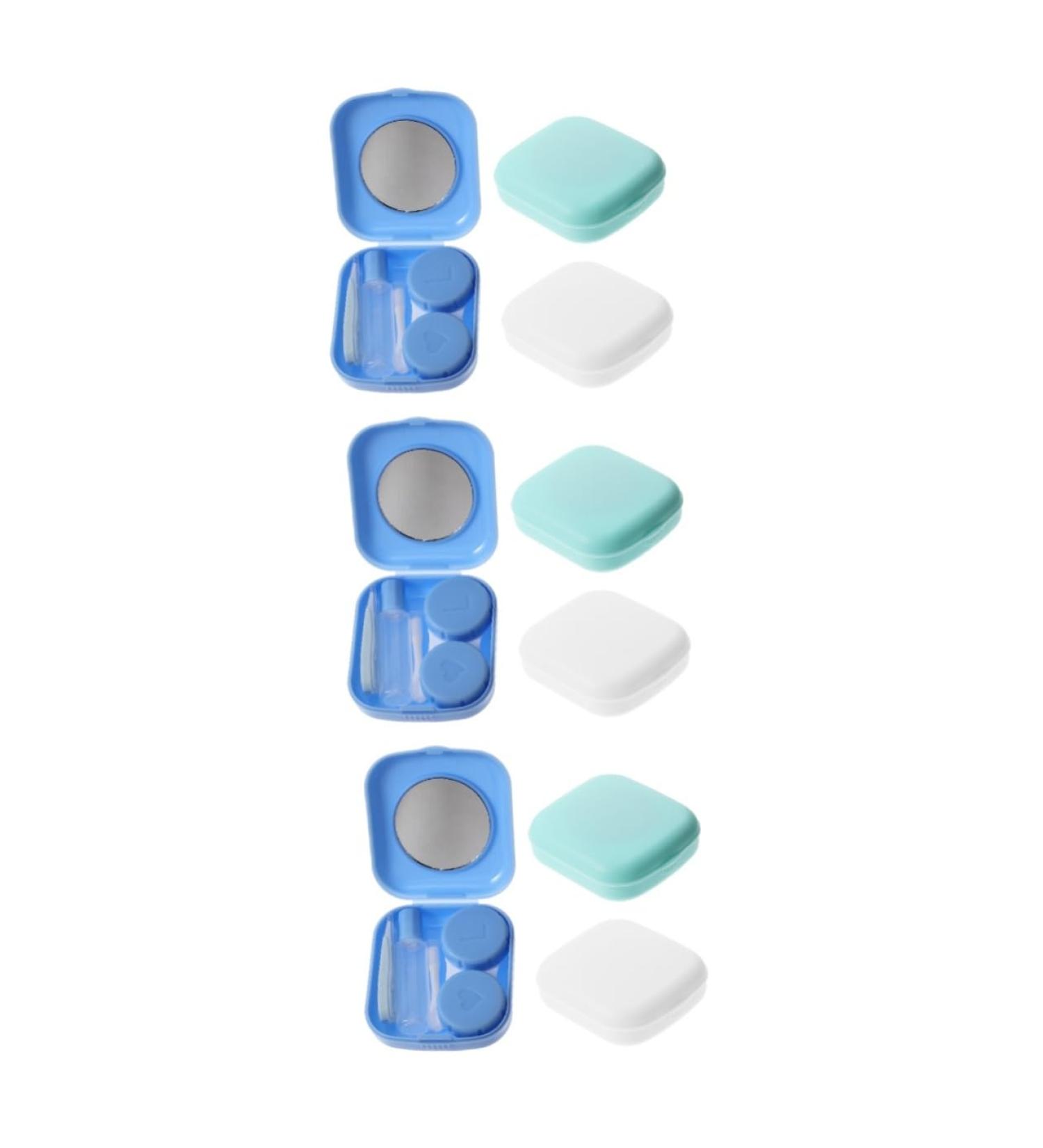 Buy Solustrie 9-Sentence Portable Contact Lens Container & Makeup Kit - Travel-Ready Tool & Stylish Stand Case - Buy Online on GoSupps.com