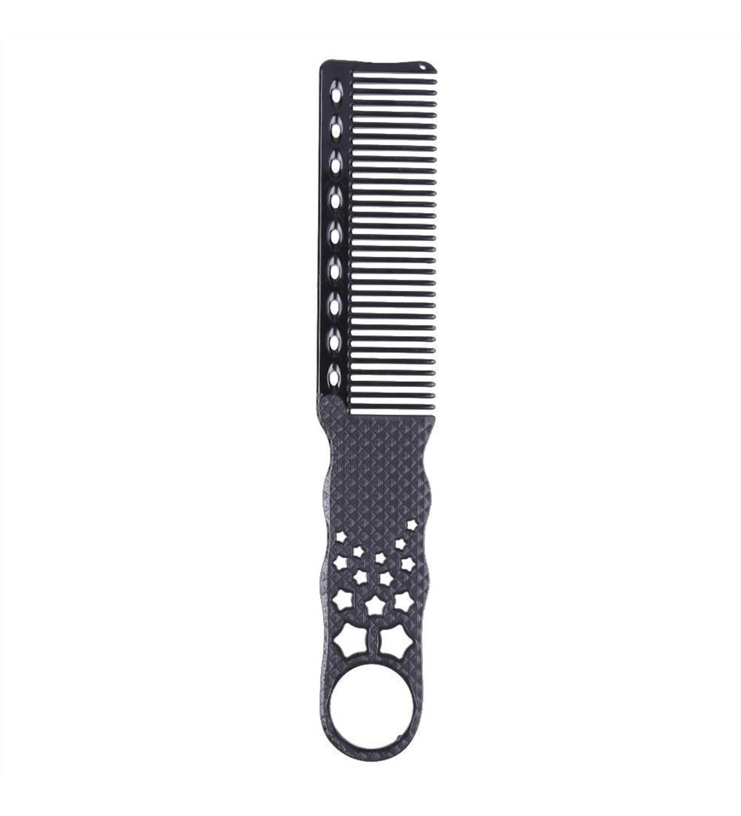 Comb Hair Care Hair Comb Black Hair Salon Hairdressing Comb Wide Tooth Haircut Hair Trimmer Comb Styling Tool 1pc Hair Brush (Color : Black Size : Large) L Black - Buy Online on GoSupps.com
