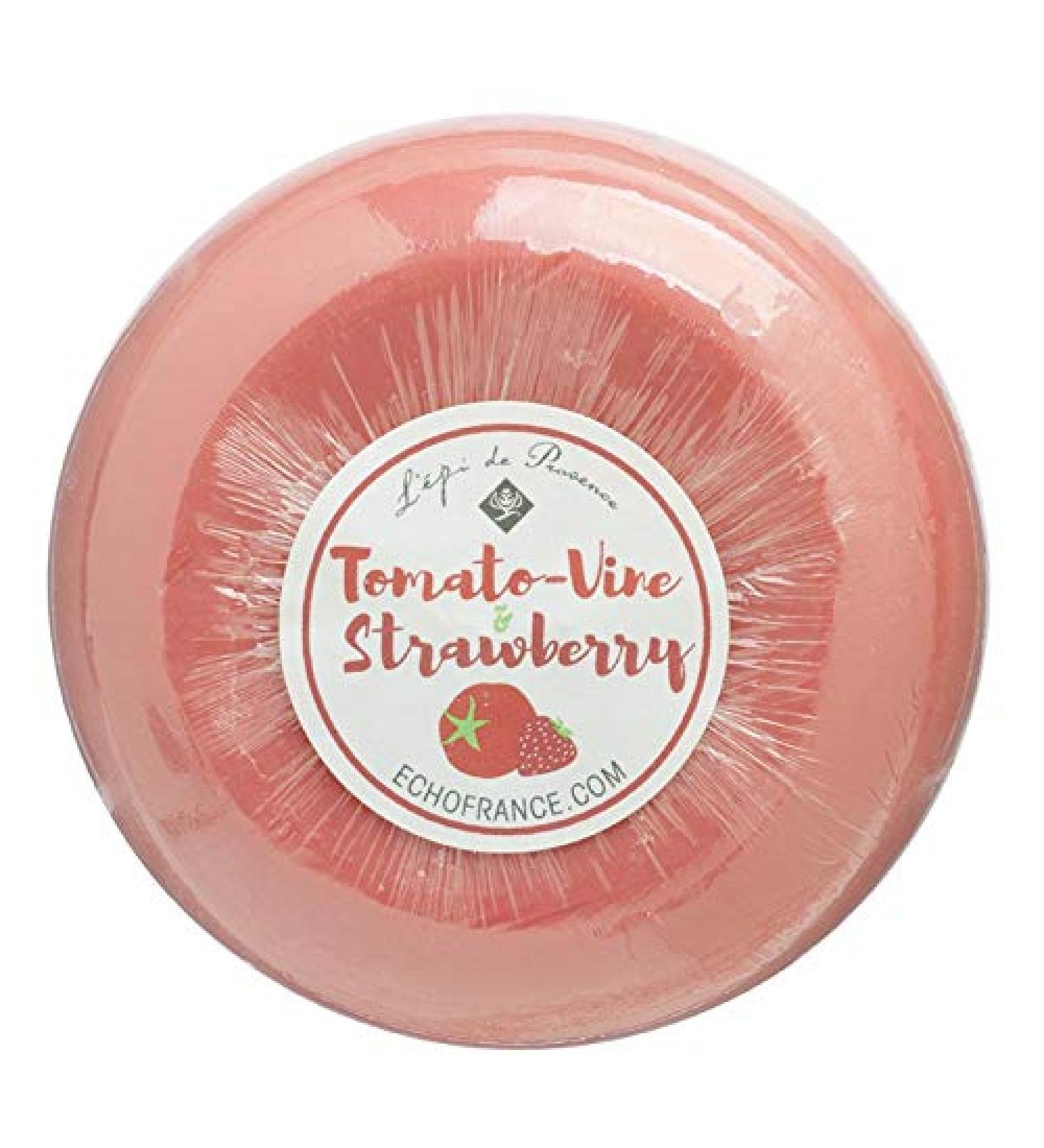 L'Epi de Provence Soap - 150g Round Bar - Tomato-Vine & Strawberry