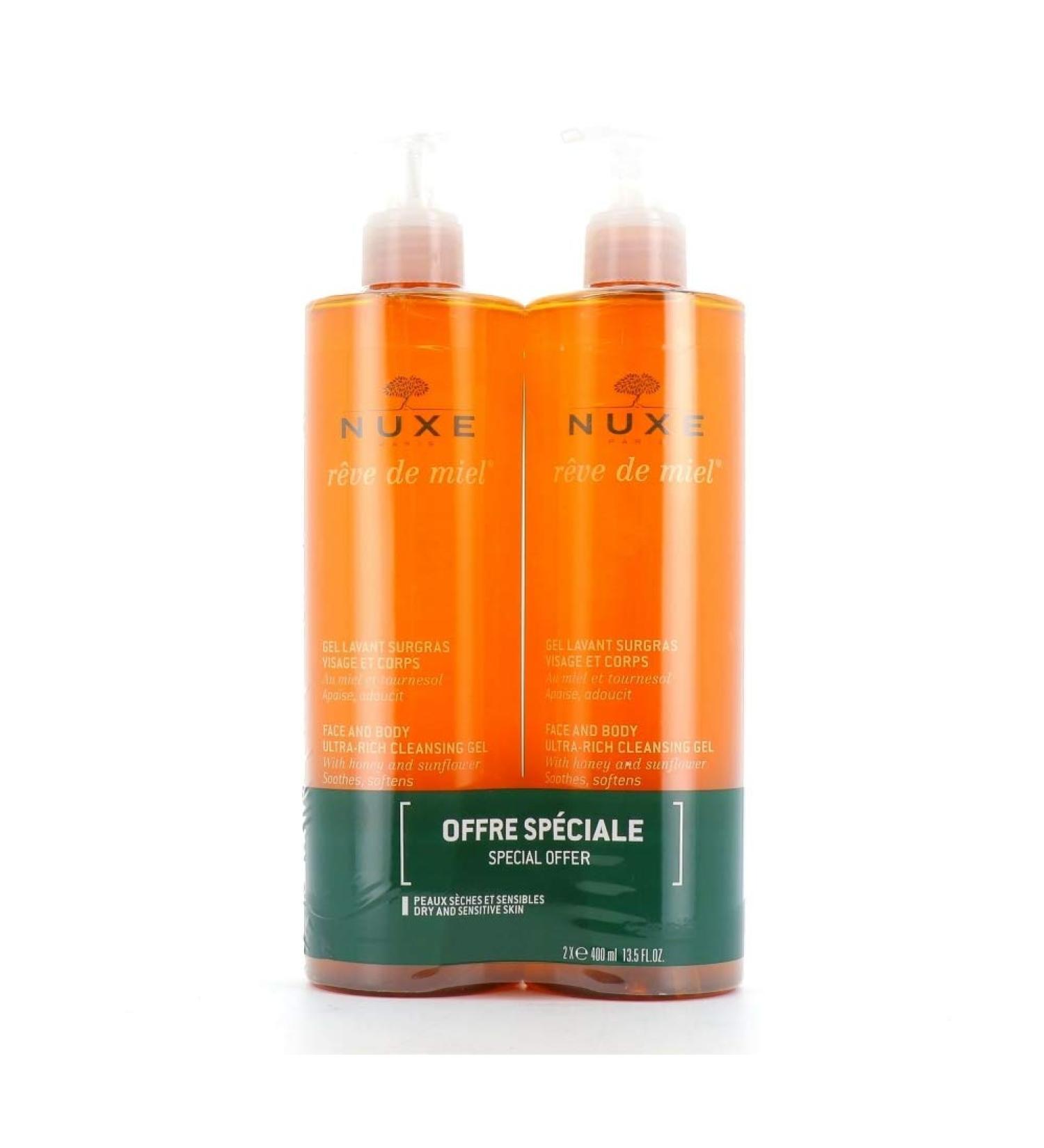 Nuxe facial make-up remover 2-pack (2x 400 ml)