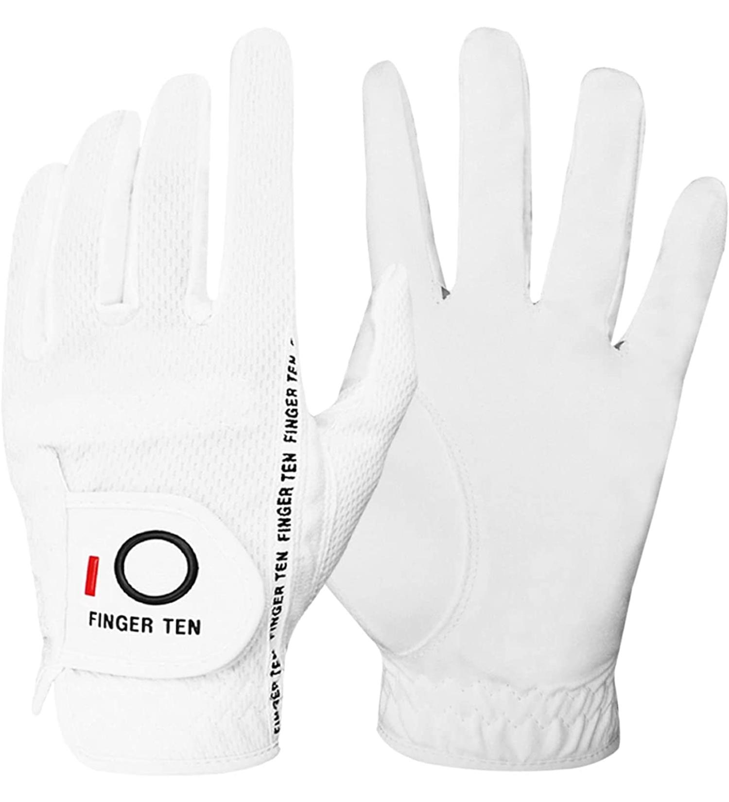 Buy Lovmead Left-Hand Golf Gloves for Men - All-Weather Microfiber Right-Hand Grip | Sizes S-XL - Soft Comfort Fit - Gray Black Blue White - Buy Online on GoSupps.com