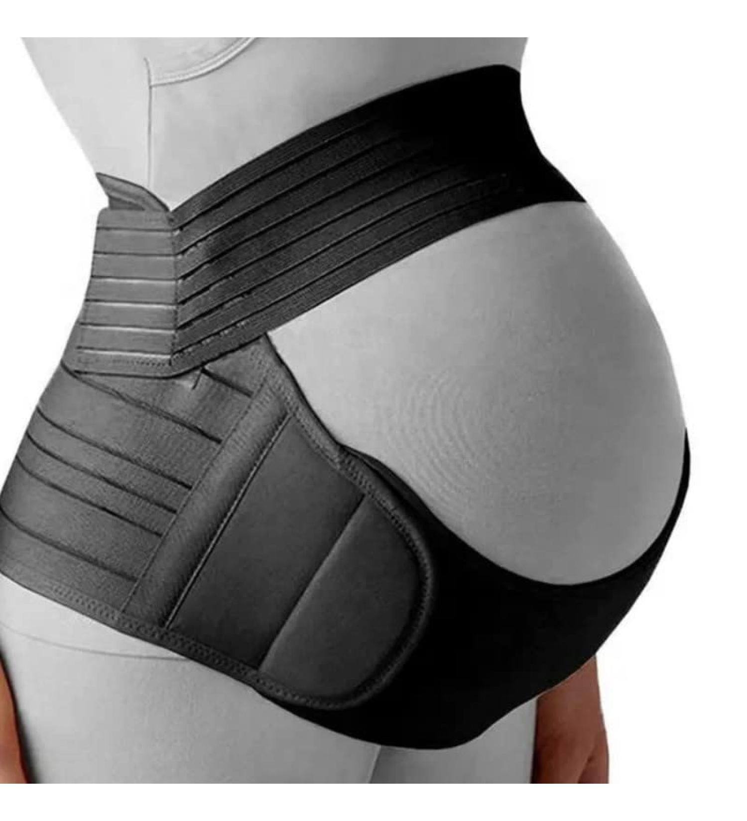 ZiaWorld Care Maternity Pregnancy Support Belt - Black XXL | Waist Brace for Back & Abdomen | Belly Band for Post-Partum Women | Comfortable & Breathable - Buy Online on GoSupps.com