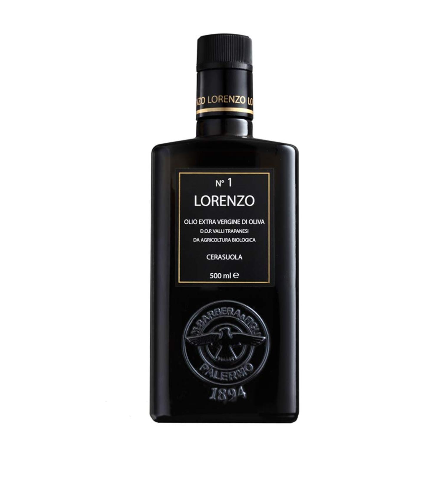  Manfredi Barbera Lorenzo No. 1 Extra Virgin Olive Oil DOP Valli Trapanesi 500ml - Buy Online on GoSupps.com