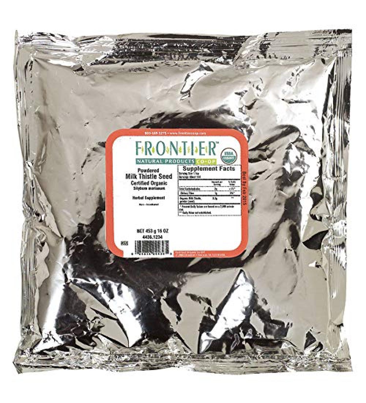 Frontier Co-op Organic Powder Milk Thistle Seed 1lb