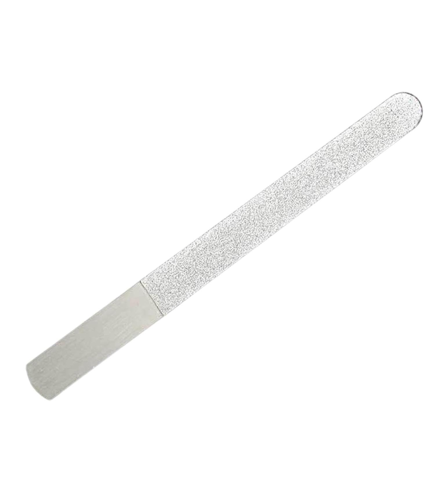 Nail File | Stainless Steel File - Toenail File for Natural Nails Pedicure Tool Nail Care for Home Salon or Travel Use A-12 short - Buy Online on GoSupps.com