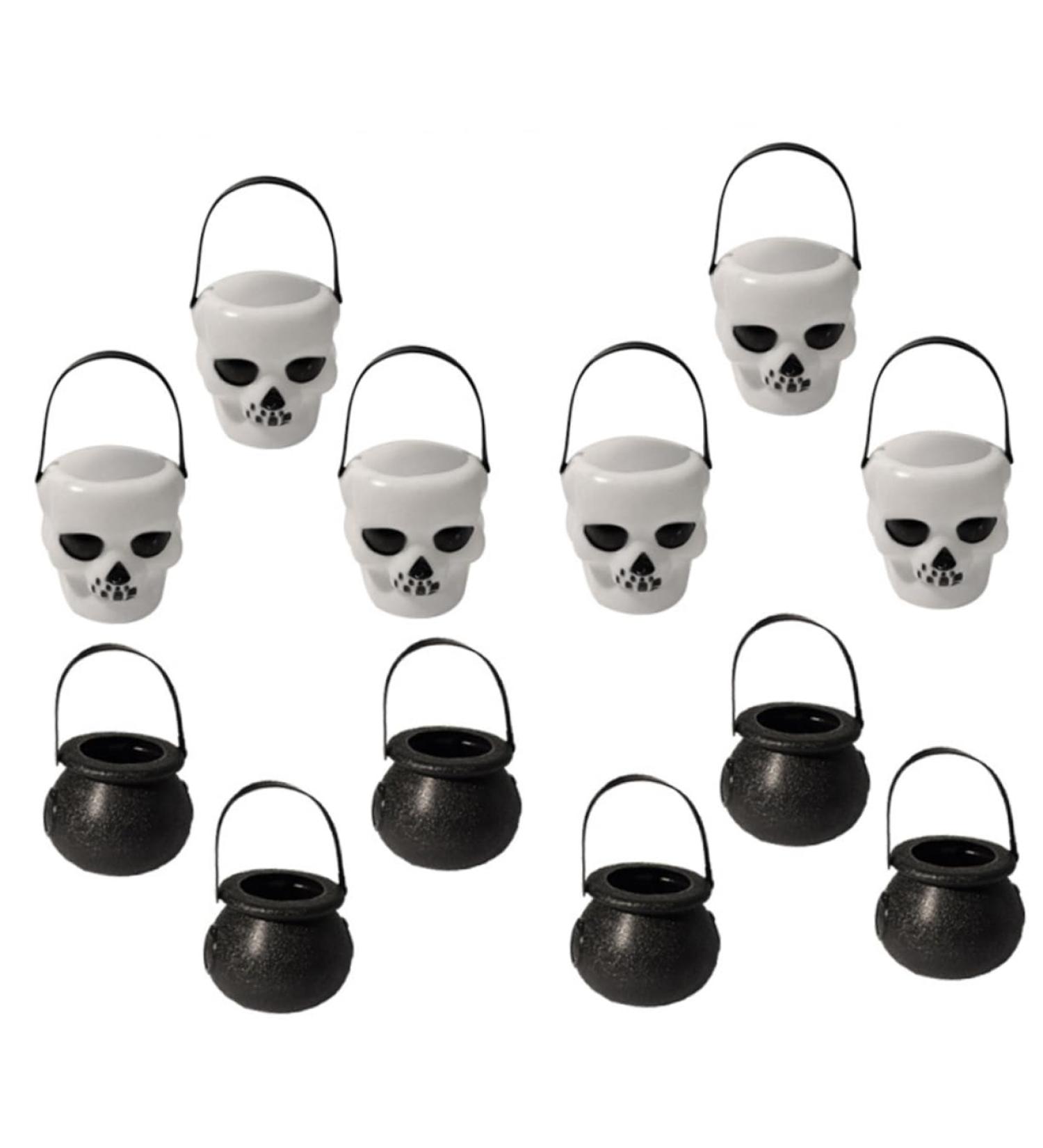 ibasenice 11pcs Candy Jar Candy Kettle Candy Bucket White Halloween Pendant - Buy Online on GoSupps.com