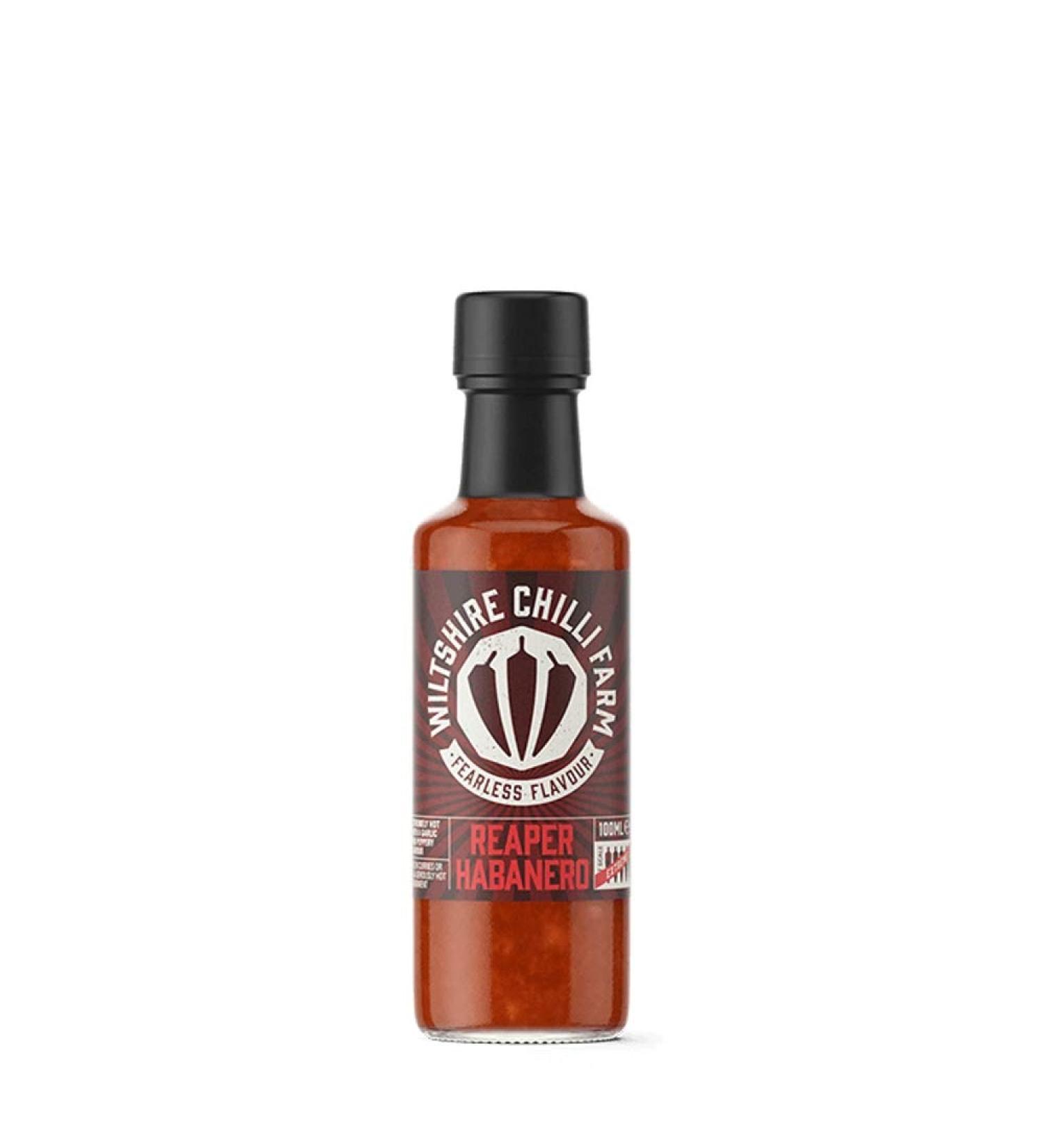 Wiltshire Chilli Farm Reaper Habanero Extreme Hot Sauce 100ml