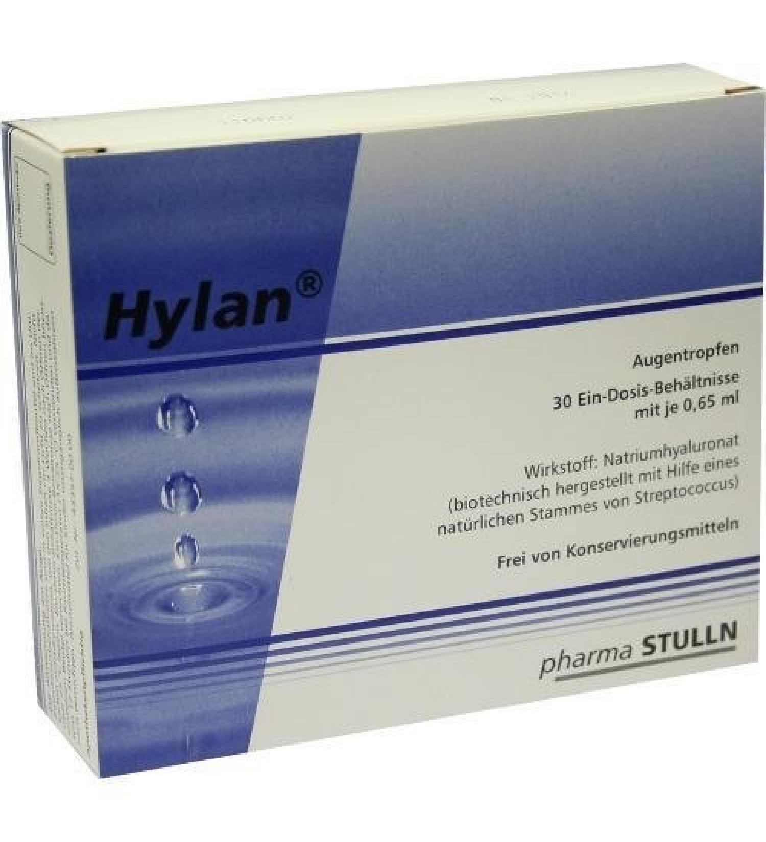 Hylan 0.65 ml eye drops 30 hours