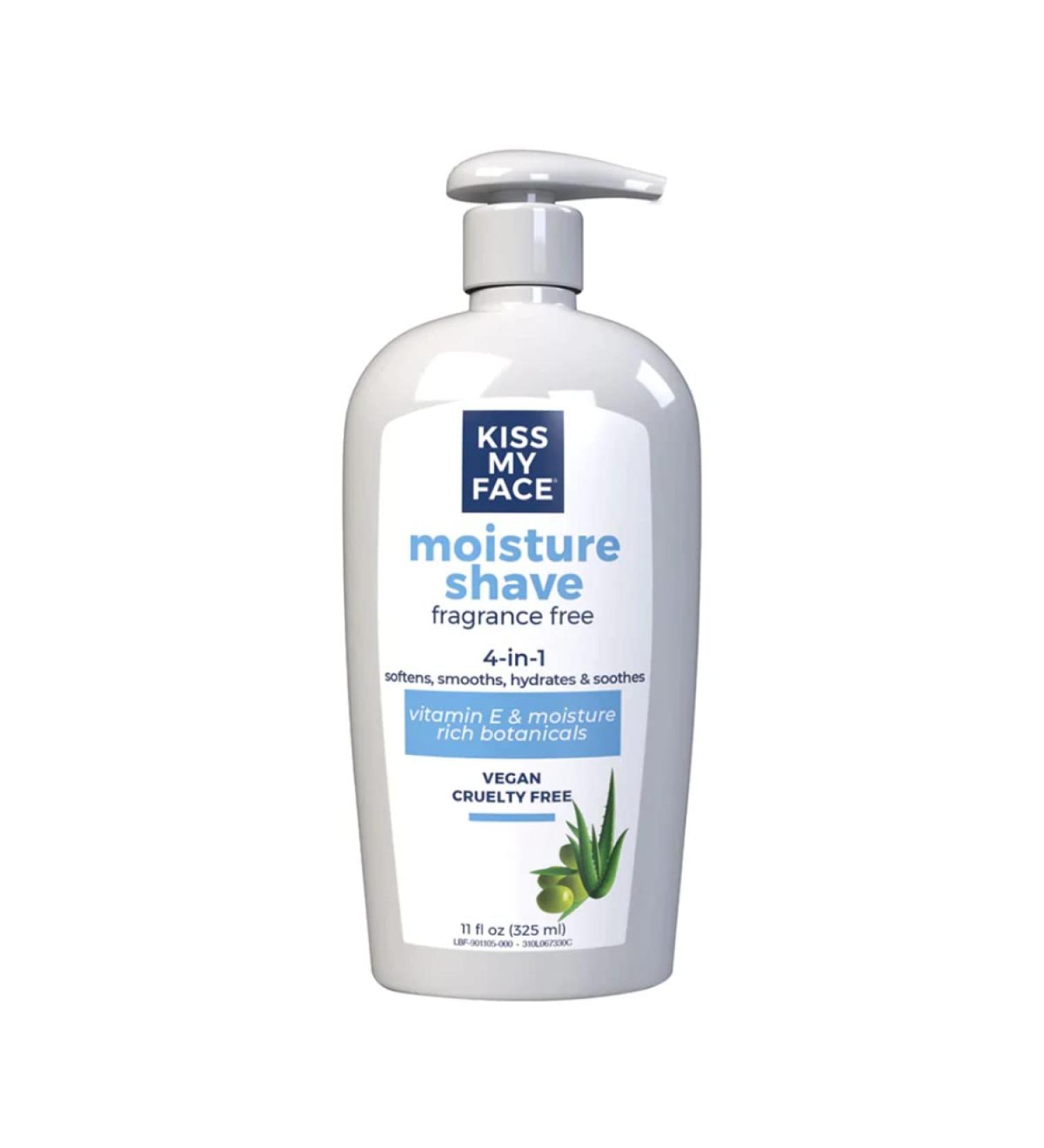 Kiss My Face Fragrance Free Shave Cream - 11 Fl Oz | Gentle & Hydrating Shaving for Sensitive Skin - Shop Internationally - Buy Online on GoSupps.com