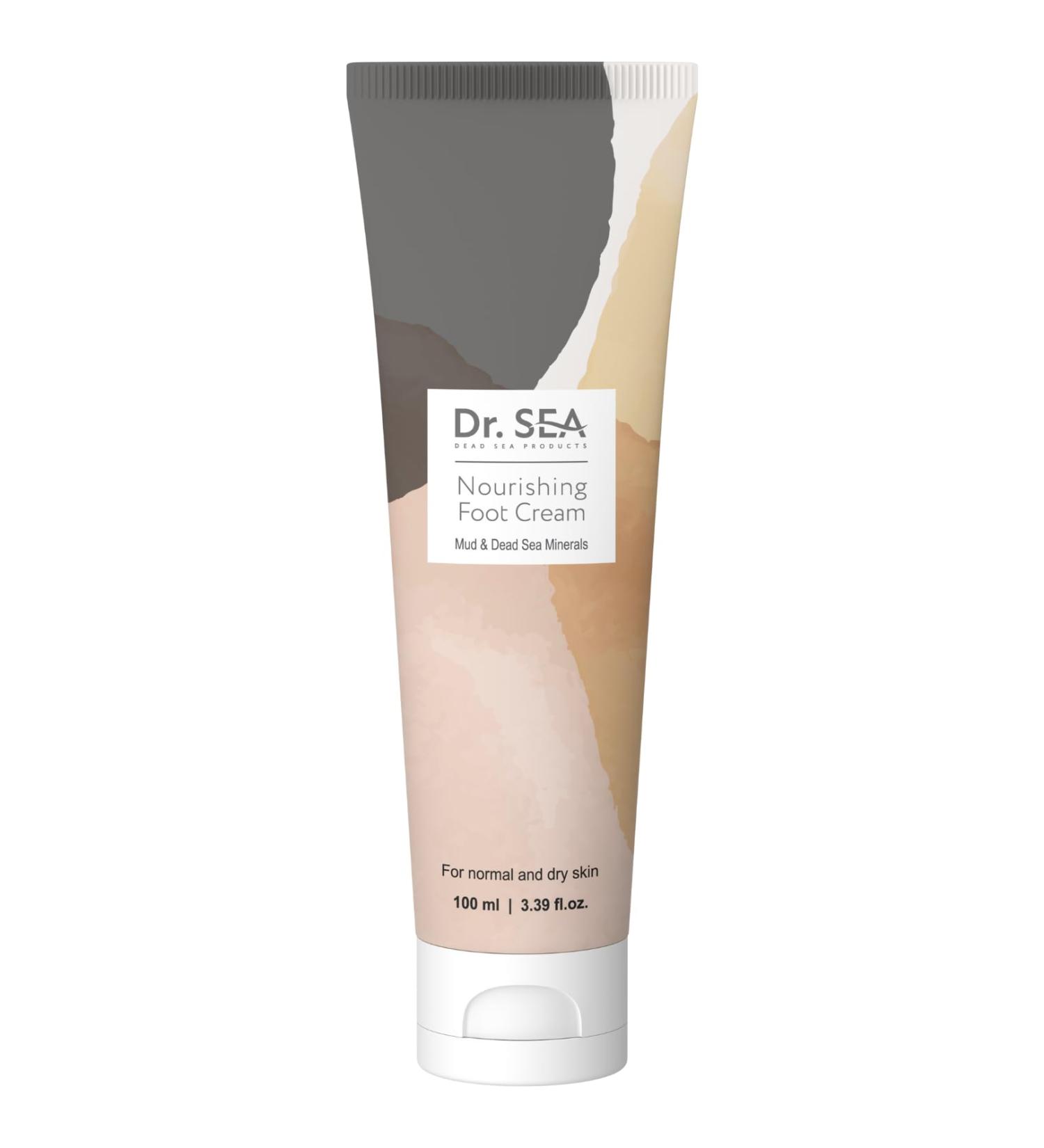 DR. SEA - Cr me Pieds Nourrissante la Boue de la Mer Morte & Huiles Naturelles - R paratrice & Hydratante - 100ml - Buy Online on GoSupps.com