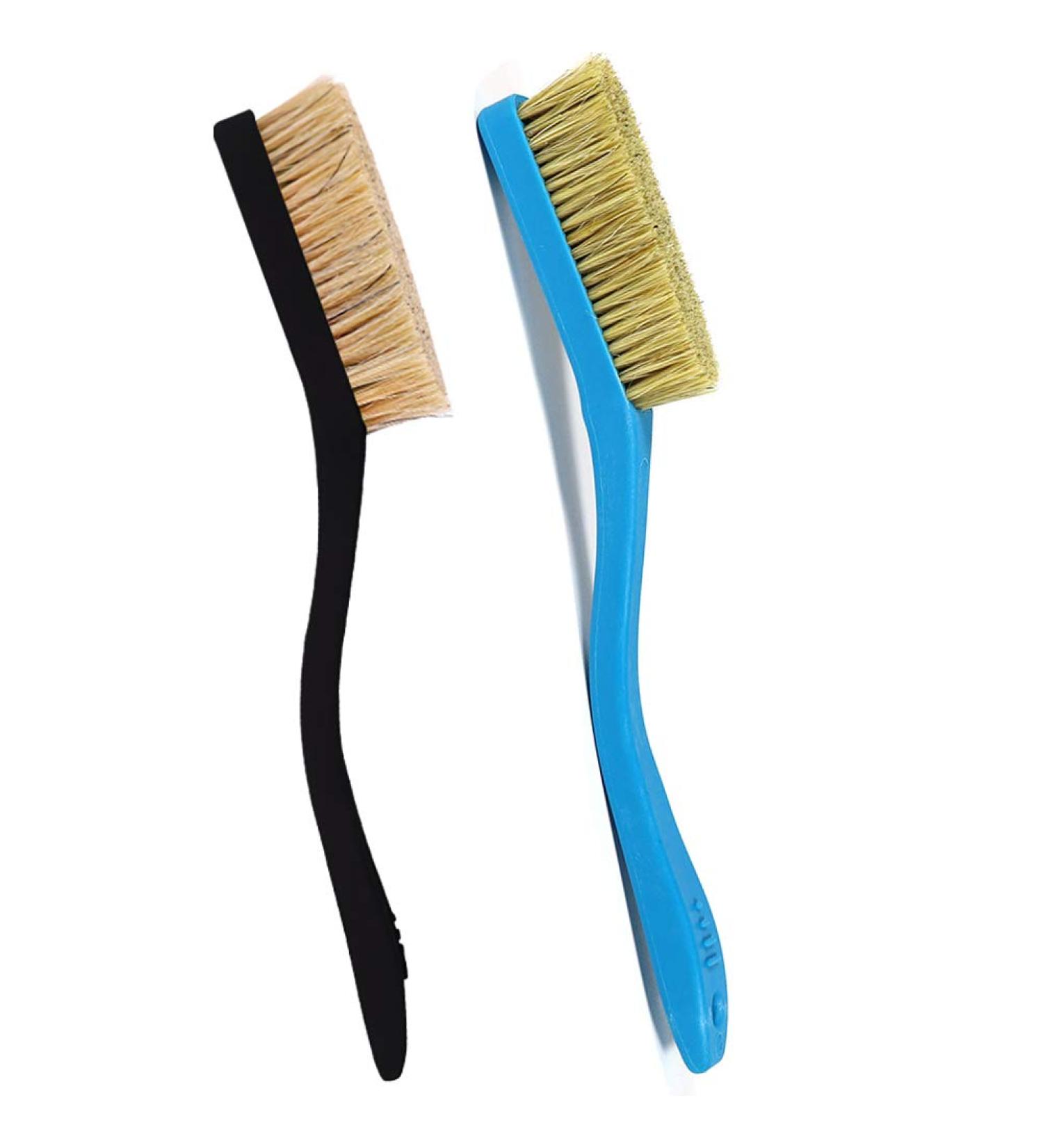 Two Stones Climbing & Bouldering Brush | Natural Boar's Hair | Durable Handle | Indoor/Outdoor Use | Black&Deep Blue - Buy Online on GoSupps.com
