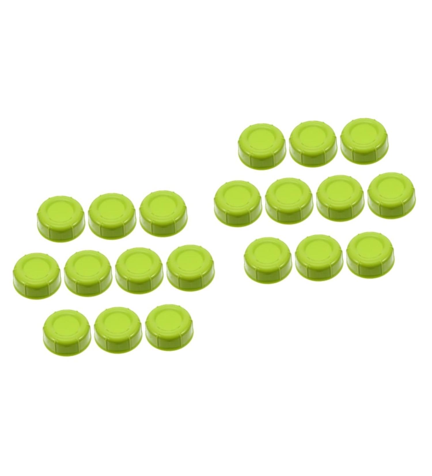 FAVOMOTO 20 Pcs Baby Bottle Seal Cap Storage Lids Water Bottle Screw Lid Breastmilk Small Glasses Feeding Replacement Travel Caps Kids Food Grade Pp Water Proof Plastic Bottle Mother Greenx2pcs 4.3x4.3x1.5cmx2pcs - Buy Online on GoSupps.com