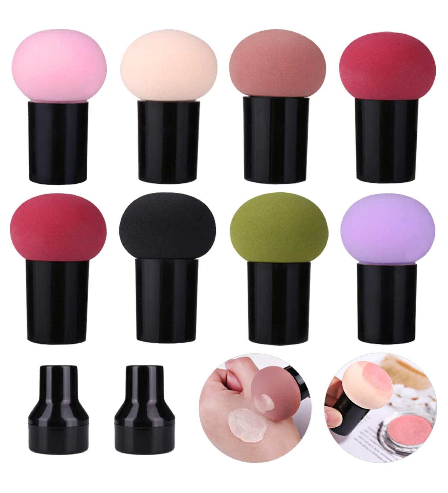 Fercaish 8-Piece Mushroom Powder Tasting Set - Versatile Makeup Sponges for Foundation Concealer & Powder - Wet & Dry Beauty Tools - International Shipping Available - Buy Online on GoSupps.com