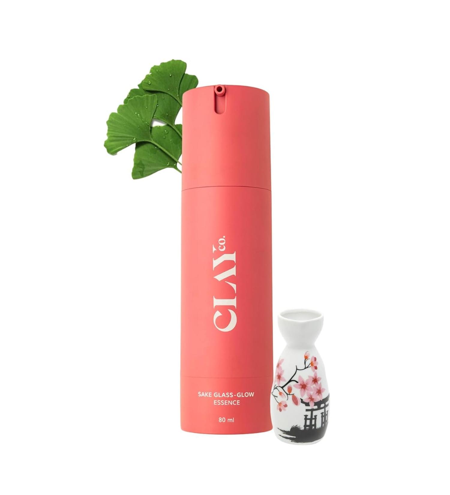 CLA YCO Sake Glass-Glow Essence Face Serum 80 ML | Antioxidant Rich Cica & Licorice | Radiant Skin | Japanese Skincare Routine - Buy Online on GoSupps.com
