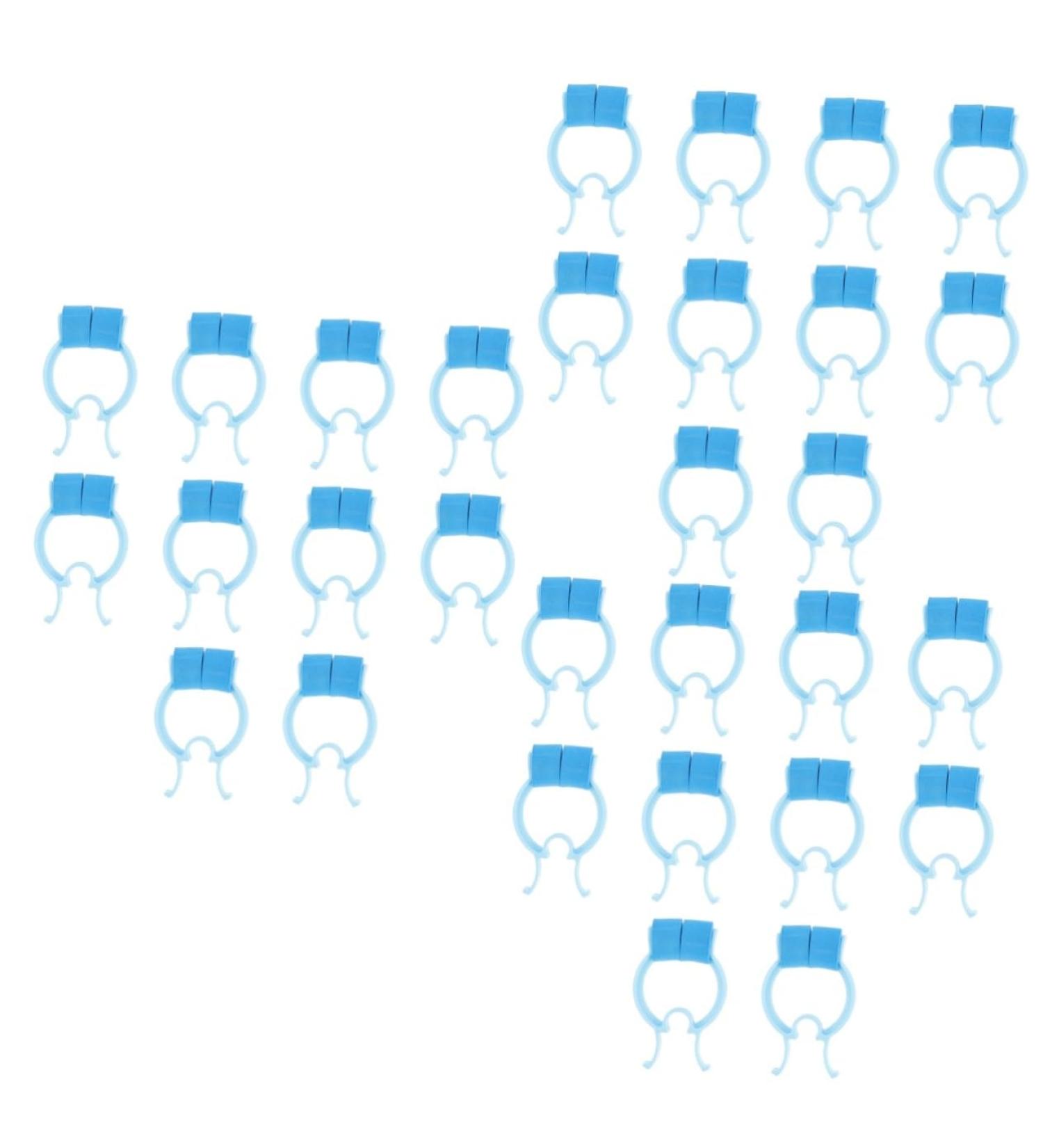 DOITOOL 30 Pcs Nose Correction Clip Kit | Plastic Nose Piece Set for Bleed Stop and Nasal Fixing | Sky-blue | 6.5X4CMx3pcs - Buy Online on GoSupps.com