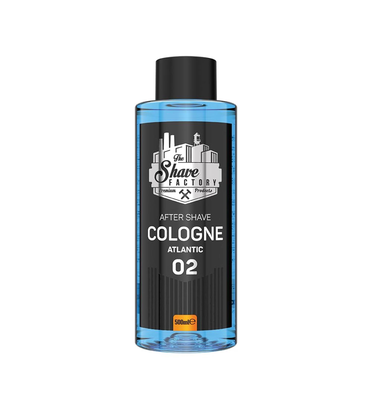 the shave factory After Shave Cologne Series (02 Atlantic 500ml (16.9 fl. oz)) 02 Atlantic 16.9 Fl Oz (Pack of 1) - Buy Online on GoSupps.com