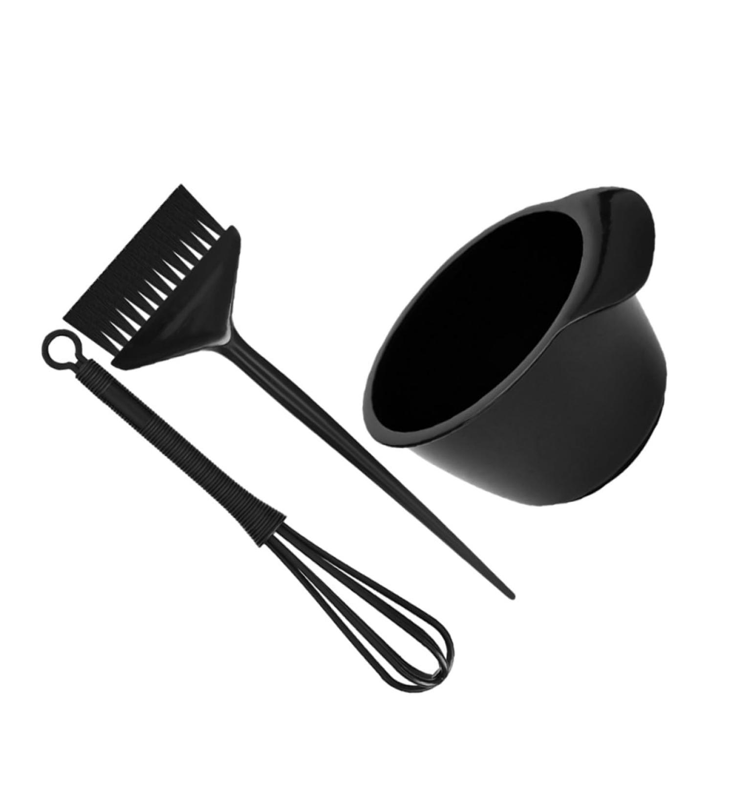 Gatuida Kit de Teinture Capillaire 3 Pi ces Bol Pinceau et B tonnet M langeur Noir pour Coloration Cheveux Maison Salon Professionnelle - Buy Online on GoSupps.com