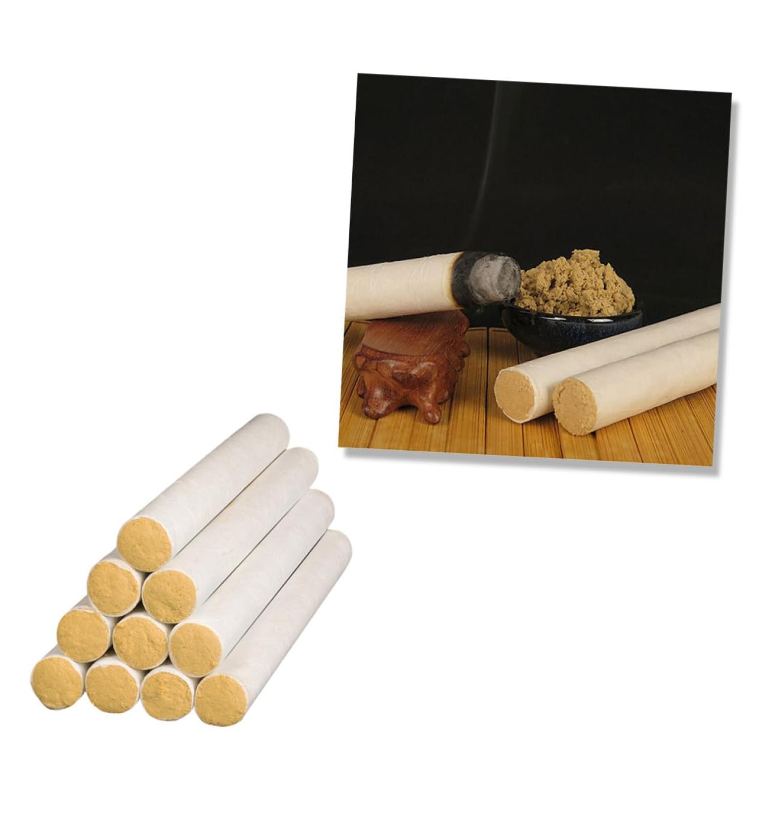Beaupretty 10-Pack Chinese Moxa Sticks for Moxibustion & Acupuncture - Gold Medium Quality - Buy Online on GoSupps.com