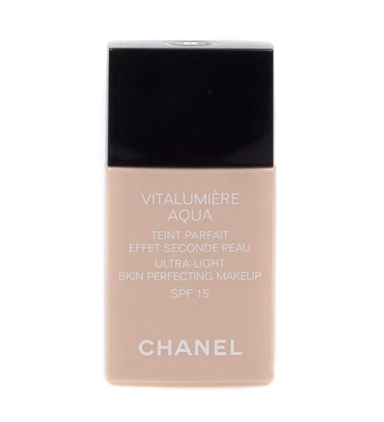 Chanel Vitalumiere Aqua Ultra Light Skin Perfecting Make Up SFP 15 - B20 Beige Tendre - 30ml/1oz - Buy Online on GoSupps.com