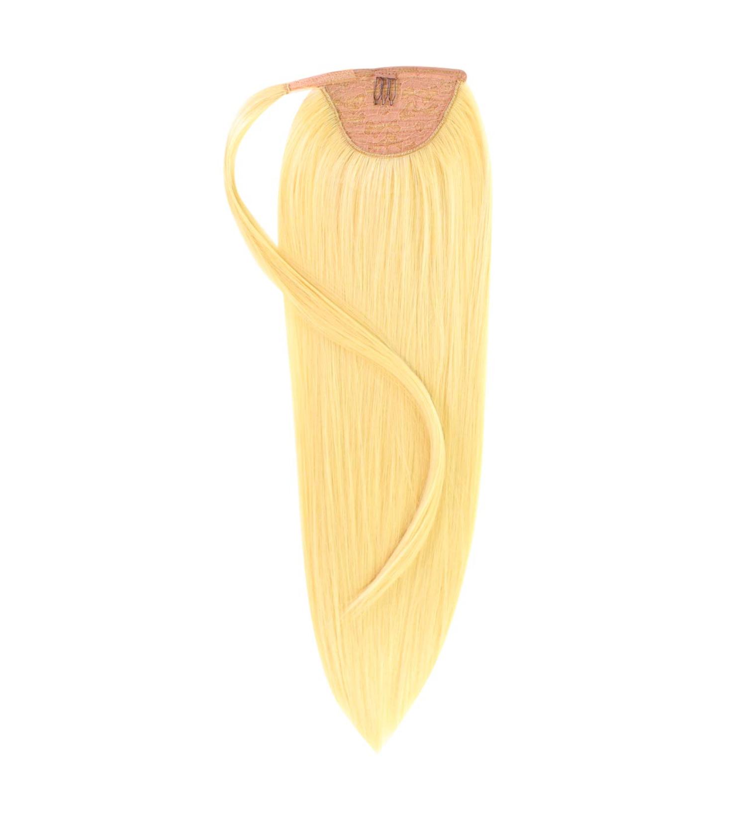 Hair2Heart Ponytail Extensions - Golden Blonde 60cm 100g #15 | Premium Braid Straight Hair Extensions for Effortless Style - Buy Online on GoSupps.com