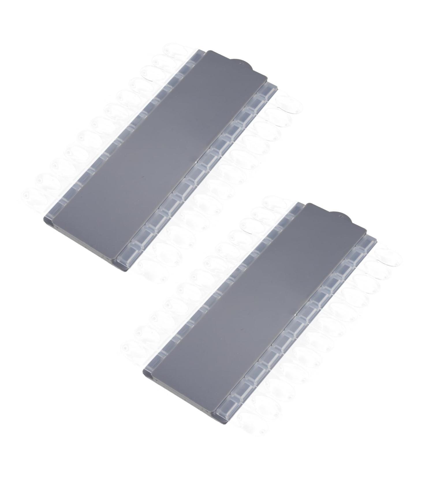  Healeved Healeved 2 Pieces 24 Color Show Card Nail Polish Color Nail Polish Display Wheel Nail Display Wheel Nail Color Nail Polish Display Nail Polish Demonstration Nail Color Card Nail Color Show Card White - Buy Online on GoSupps.com