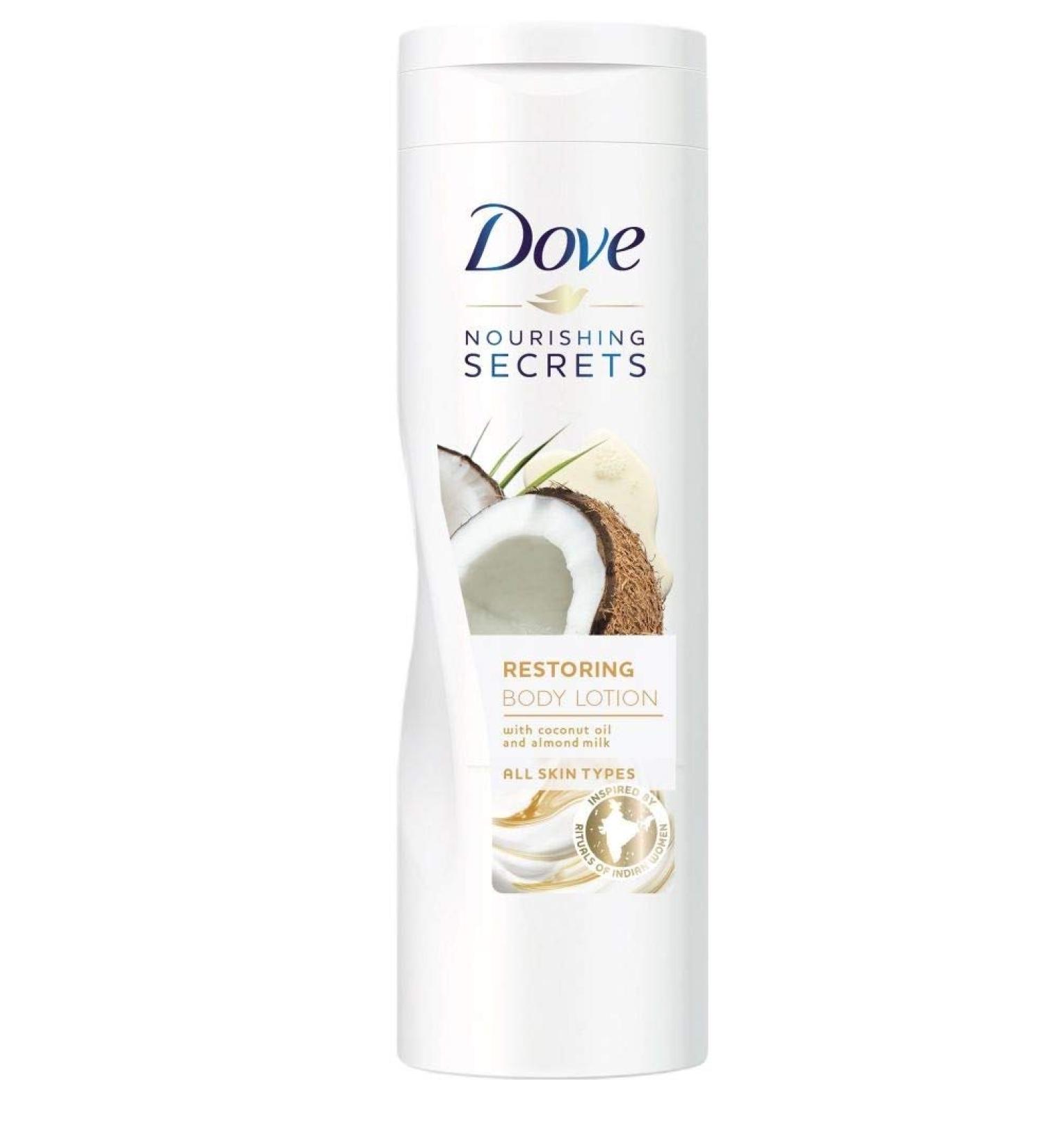 Dove Body Lotion - Restoring Ritual Coconut & Almond - for all skin types - Pack of 3 (3 x 250 ml)