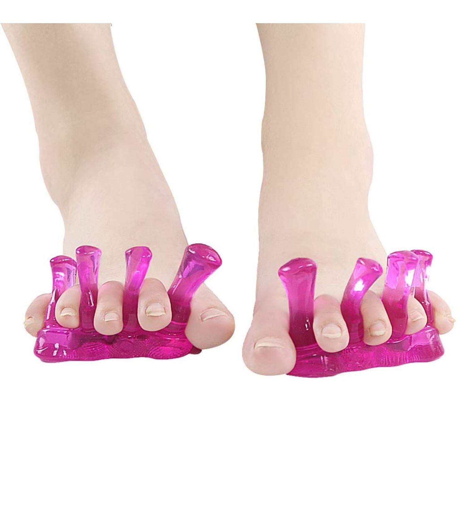 DEAVER Gel Toe Separators - Silicone Toe Spacers for Overlapping Toes and Bunions - 1 Pair - Buy Online on GoSupps.com