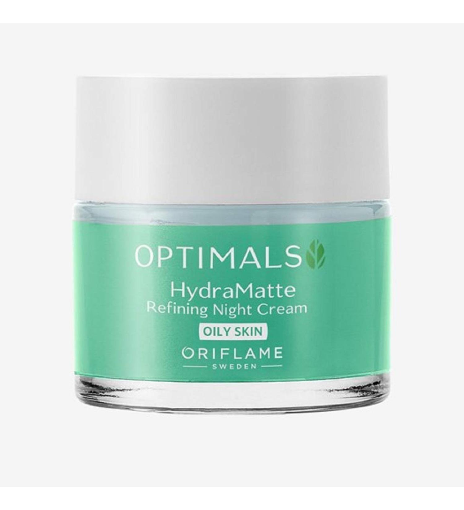 Oriflame Optimals Hydra Matte Refining Night Cream for Oily Skin - Hydration & Mattifying Formula - Buy Internationally Now - Buy Online on GoSupps.com