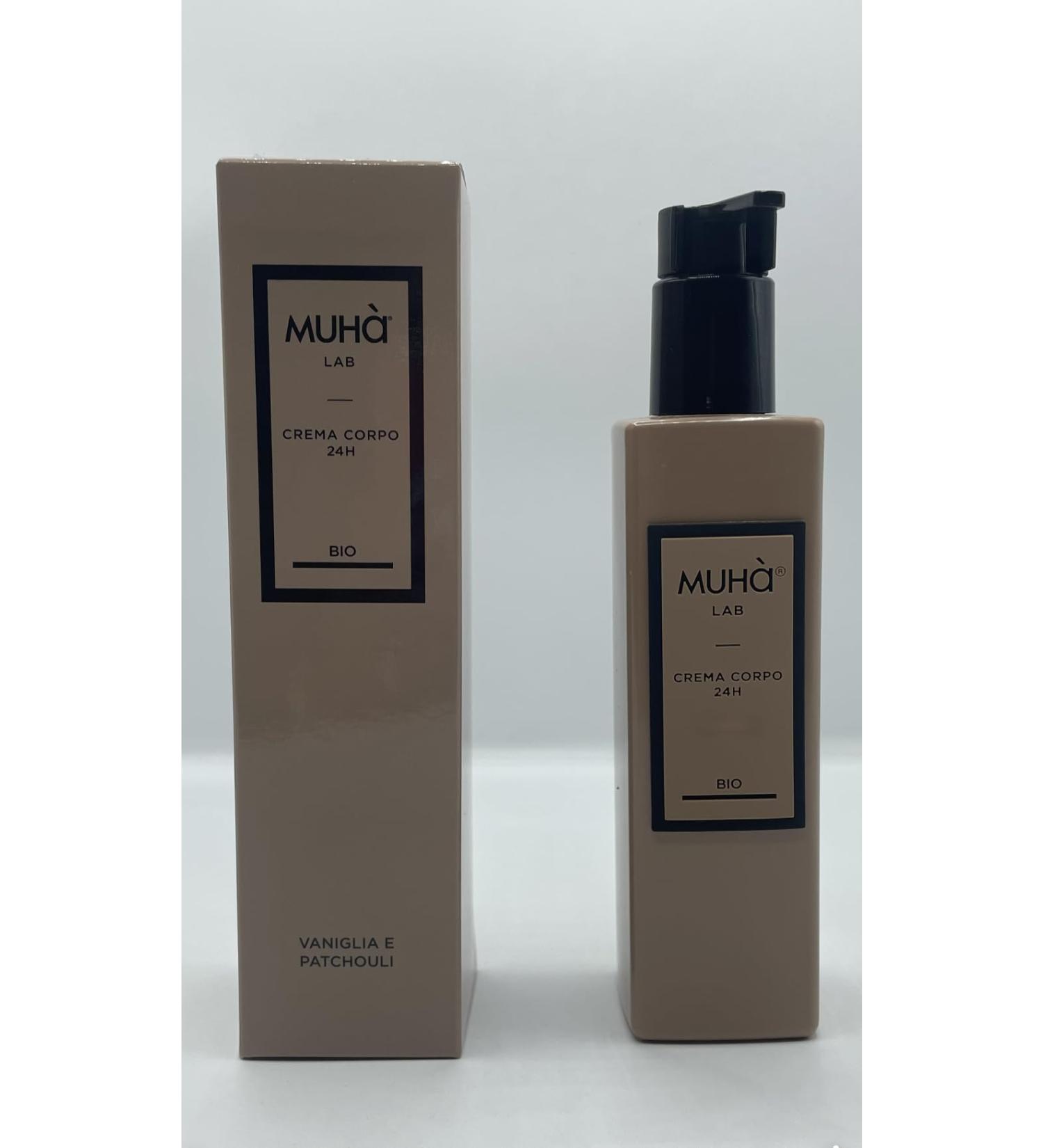 MUHA' Organic body cream vanilla and patchouli 230 ml COD. ML 005