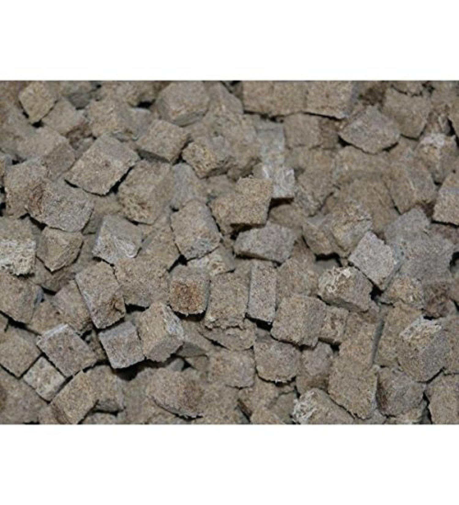 Tubifex Dried Cubes 500ml, Treats for Ornamental Fish and Turtles – FD Stream Tube Worms – Food